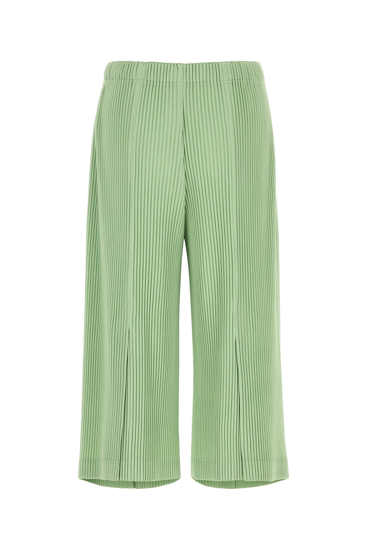 HOMME PLISSE' ISSEY MIYAKE Pantalone in poliestere verde pastello, view 2