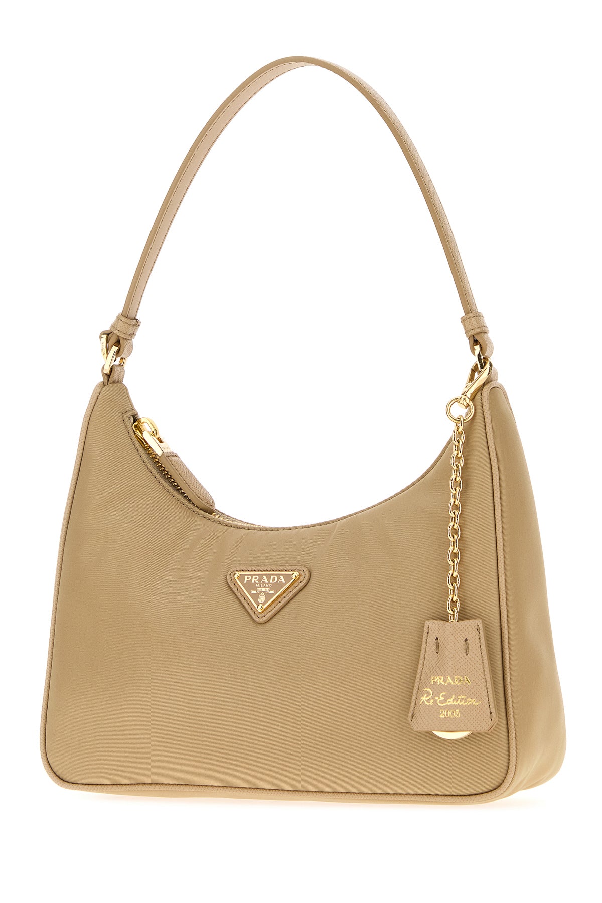 Prada Borsa a spalla Prada Re-Edition 2005 in Re-Nylon beige, view 2