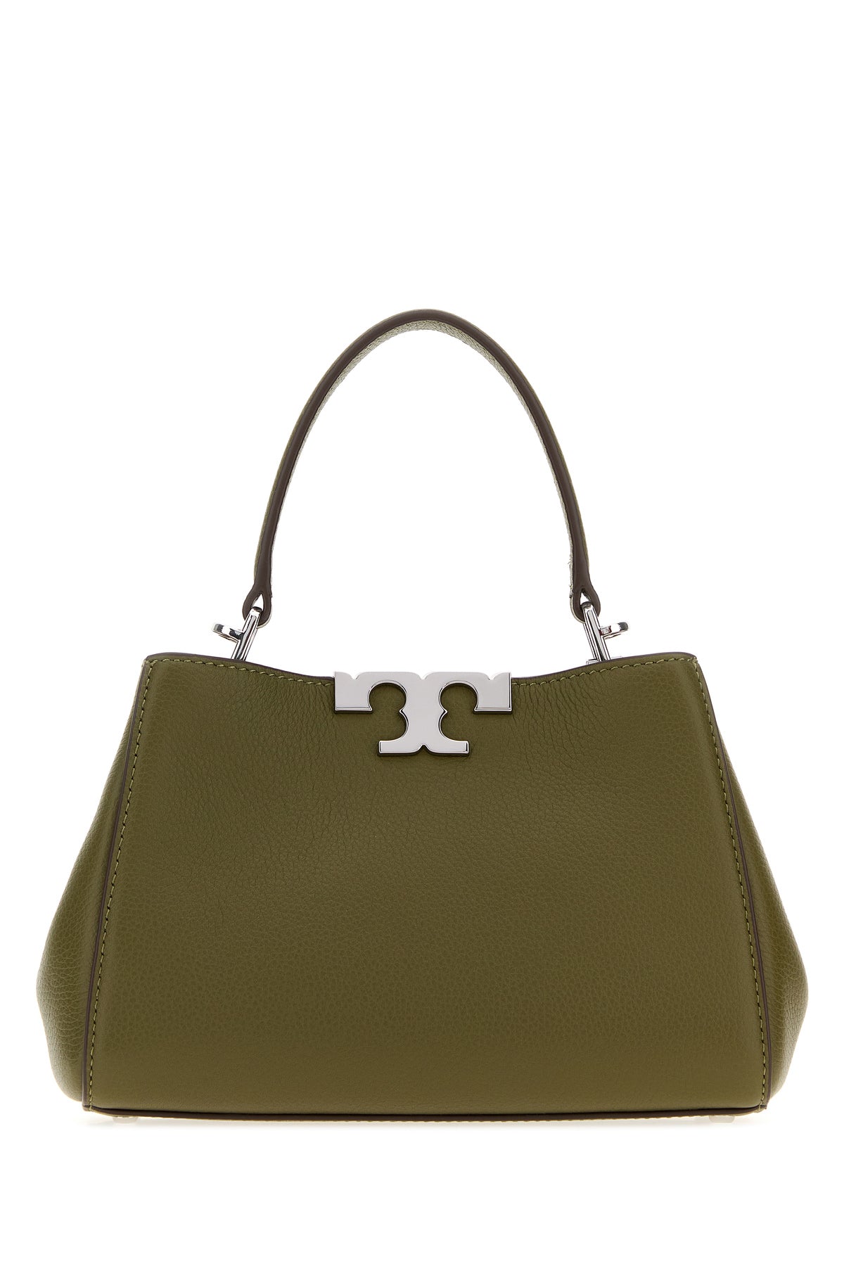 Tory Burch Borsa a mano Eleanor mini in pelle verde oliva