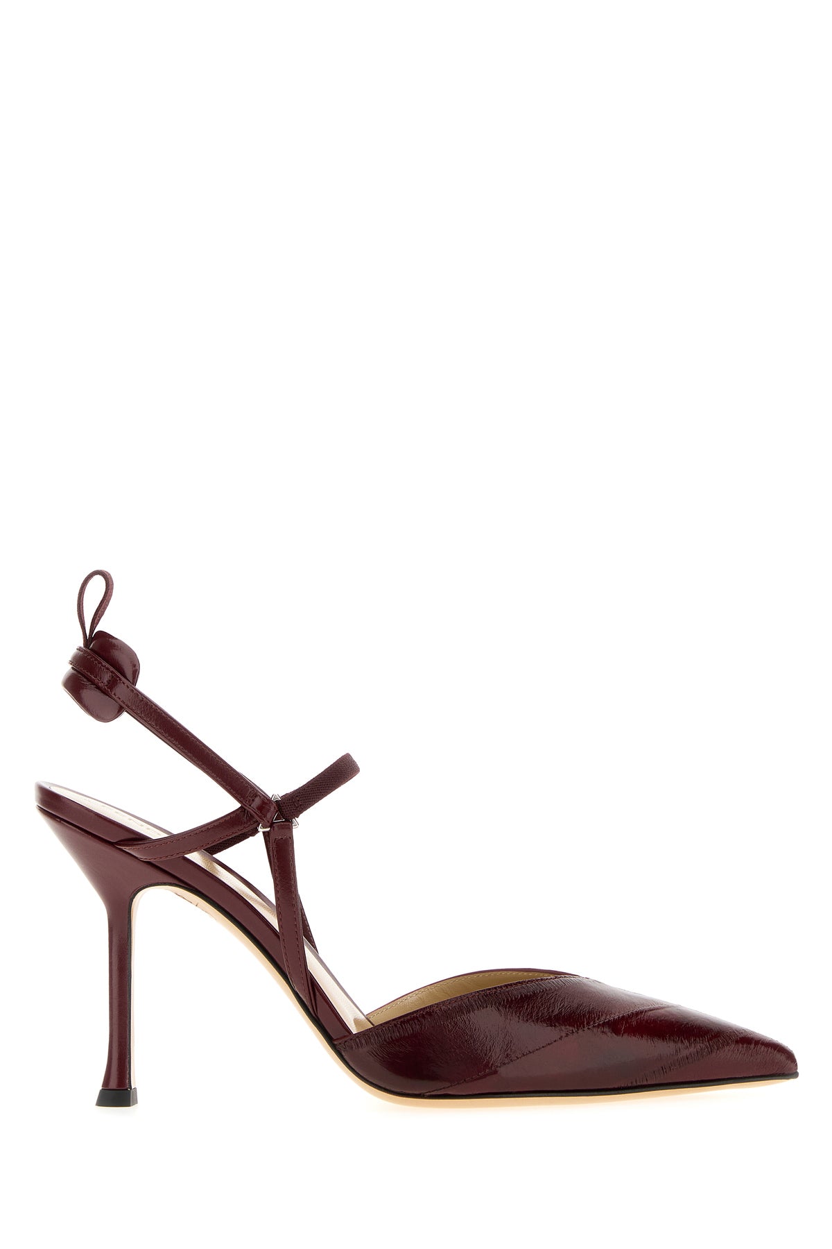 Fendi Scarpe con tacco Very Colibrì in pelle bordeaux