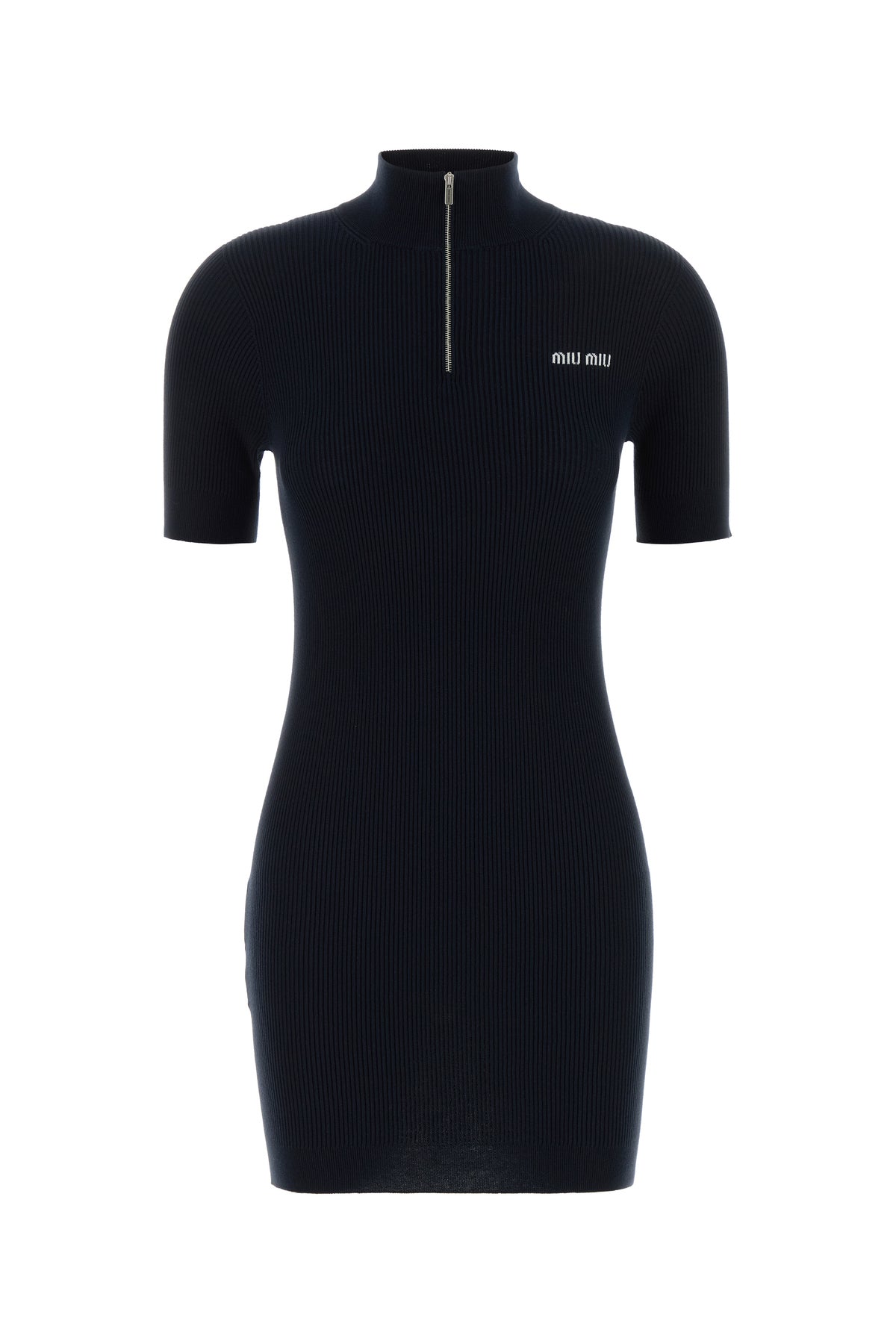 Miu Miu Abito in cotone blu notte
