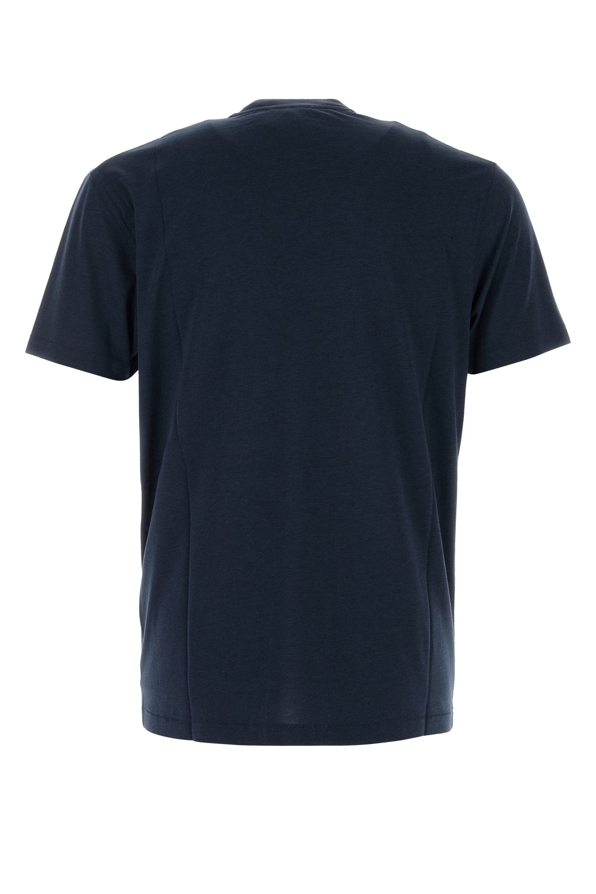 Tom Ford T-shirt in misto lyocell blu scuro, view 2
