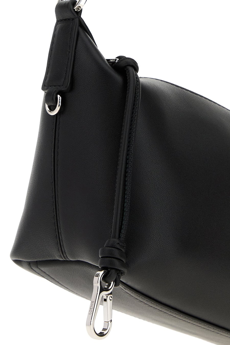 Loewe Borsa a mano Cala mini in pelle nera, view 4
