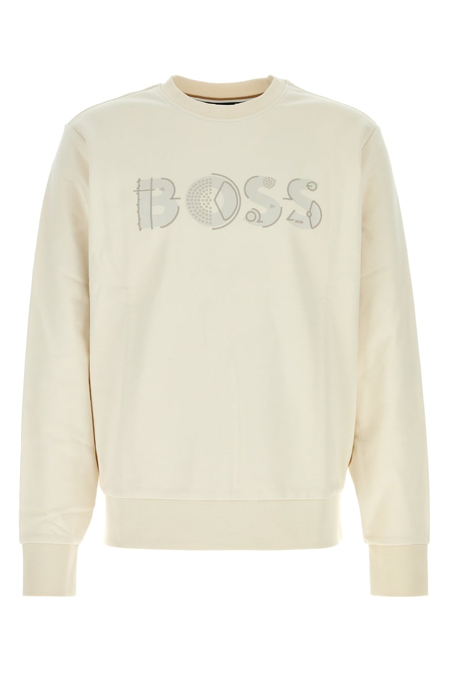 Boss Felpa in cotone avorio