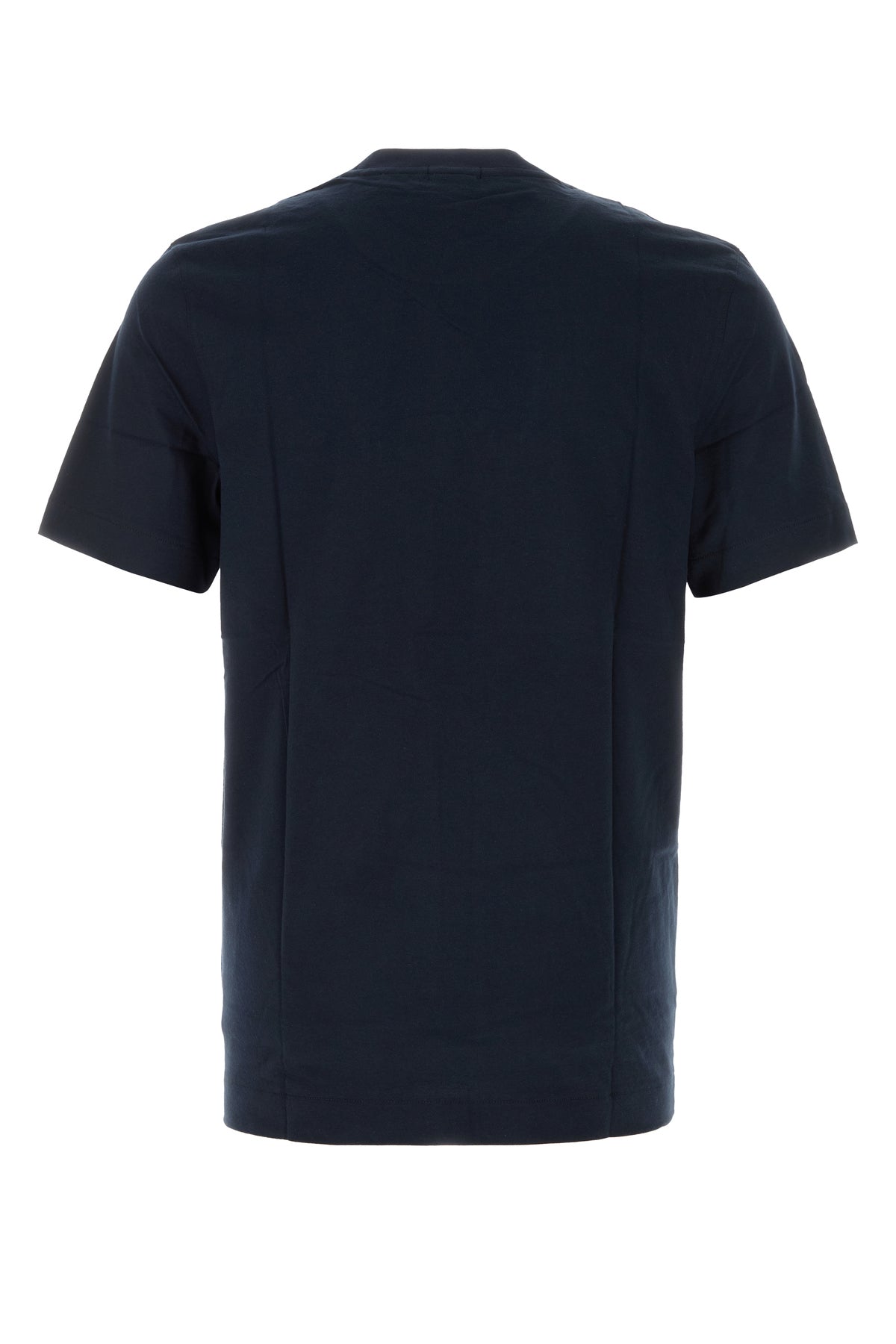 Boss T-shirt in cotone blu notte, view 2