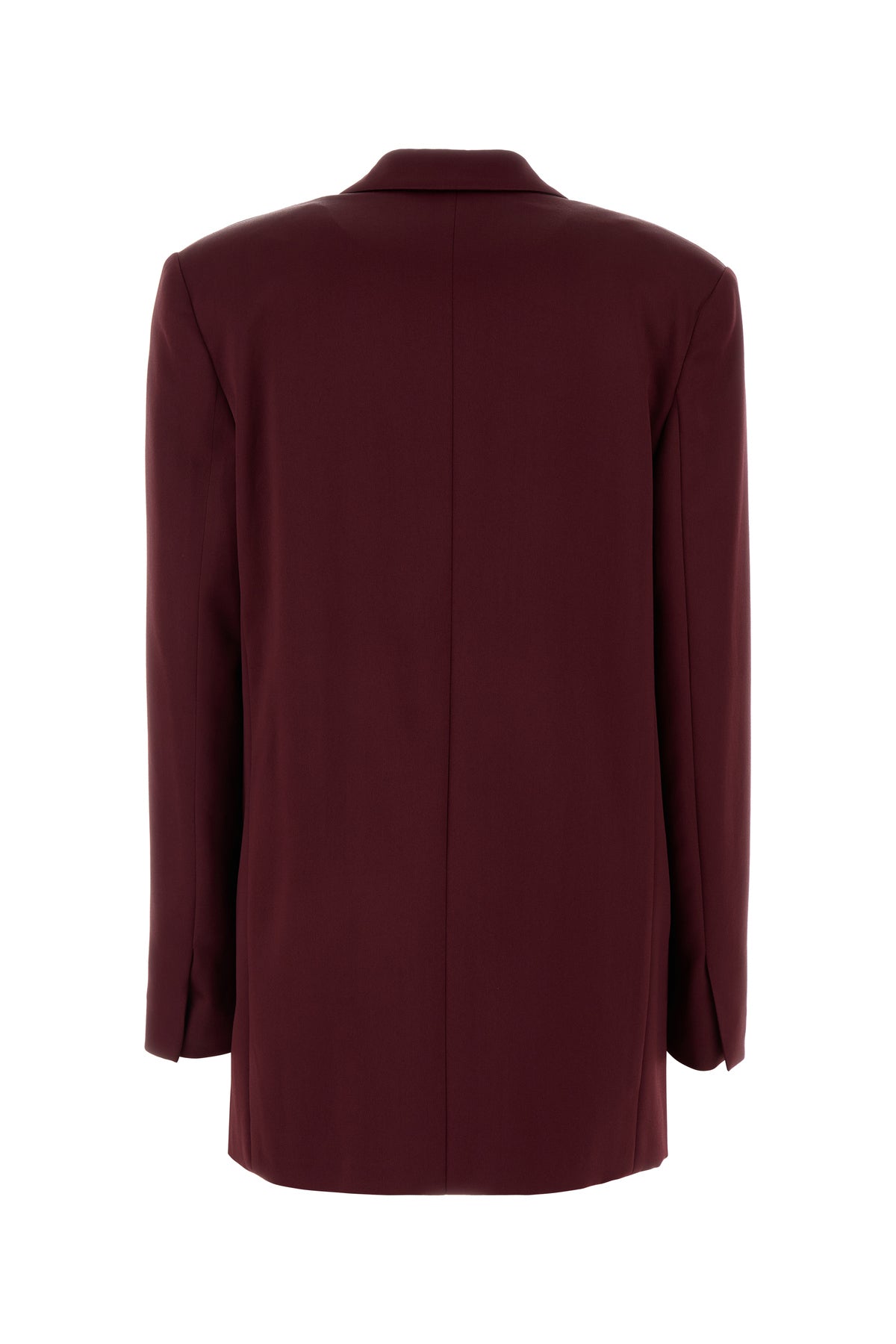 ALBERTA FERRETTI Giacca in raso porpora, view 2