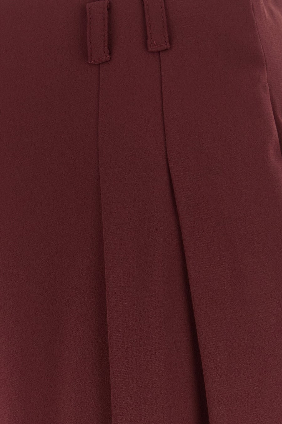 ALBERTA FERRETTI Pantalone dalla gamba ampia in crepe vinaccia, view 3