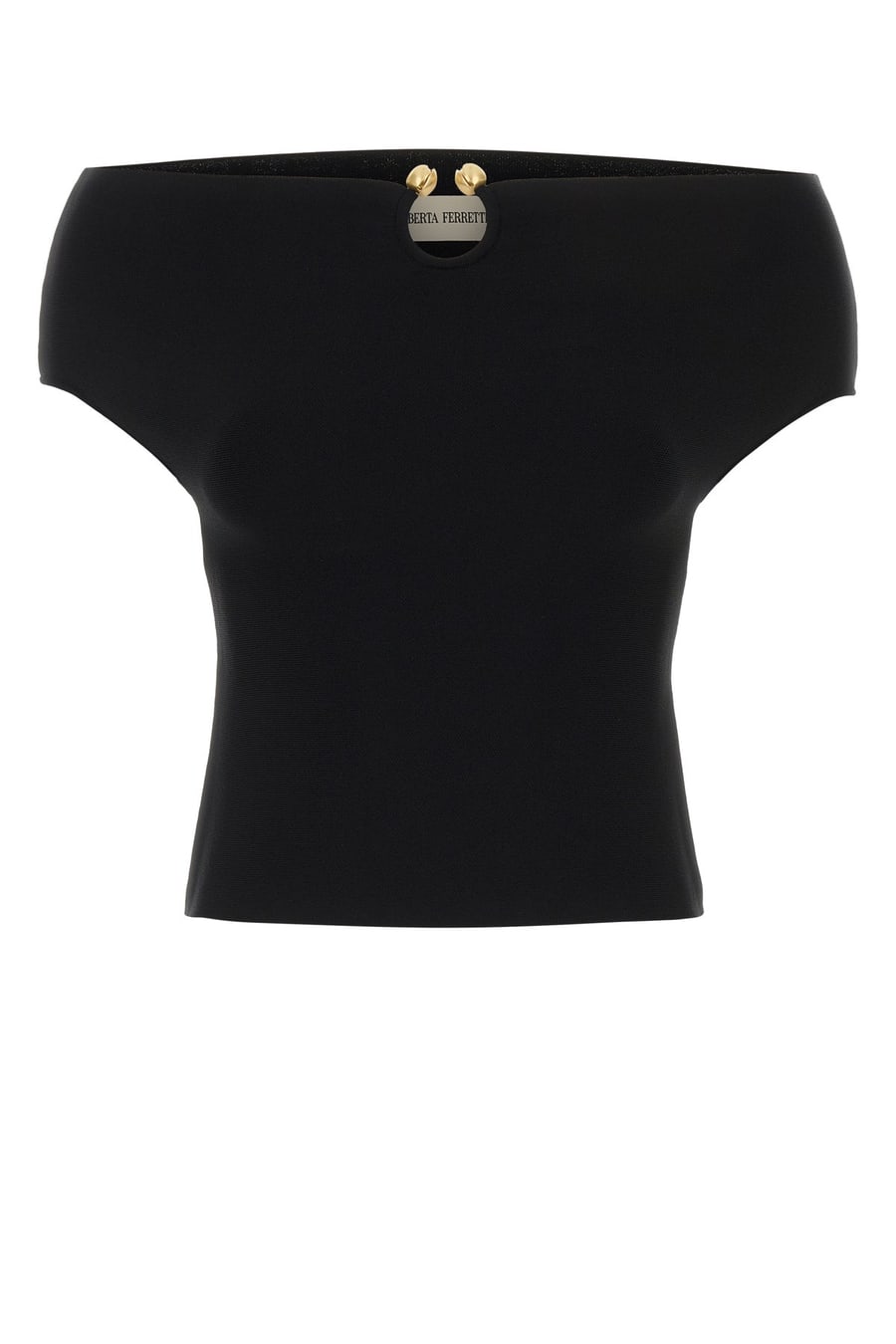 ALBERTA FERRETTI Top in jersey nero