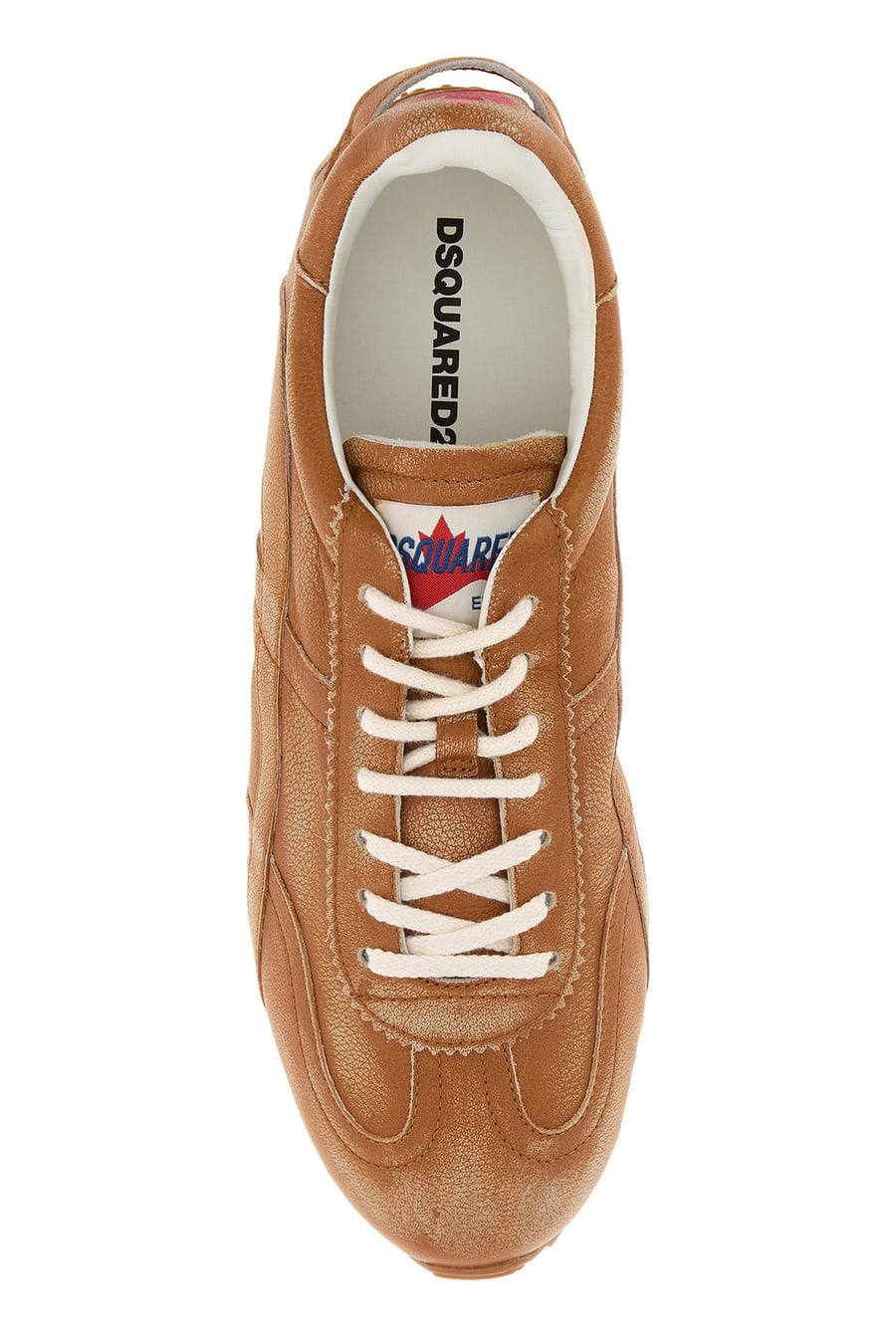 Dsquared2 Sneakers in nappa cammello, view 4