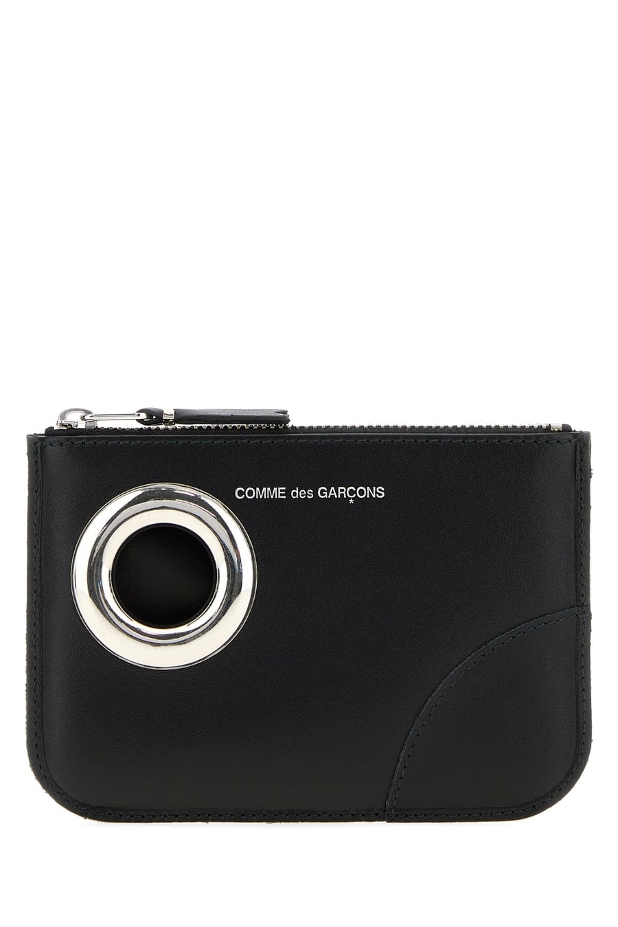 COMME DES GARCONS Porta monete in pelle nera