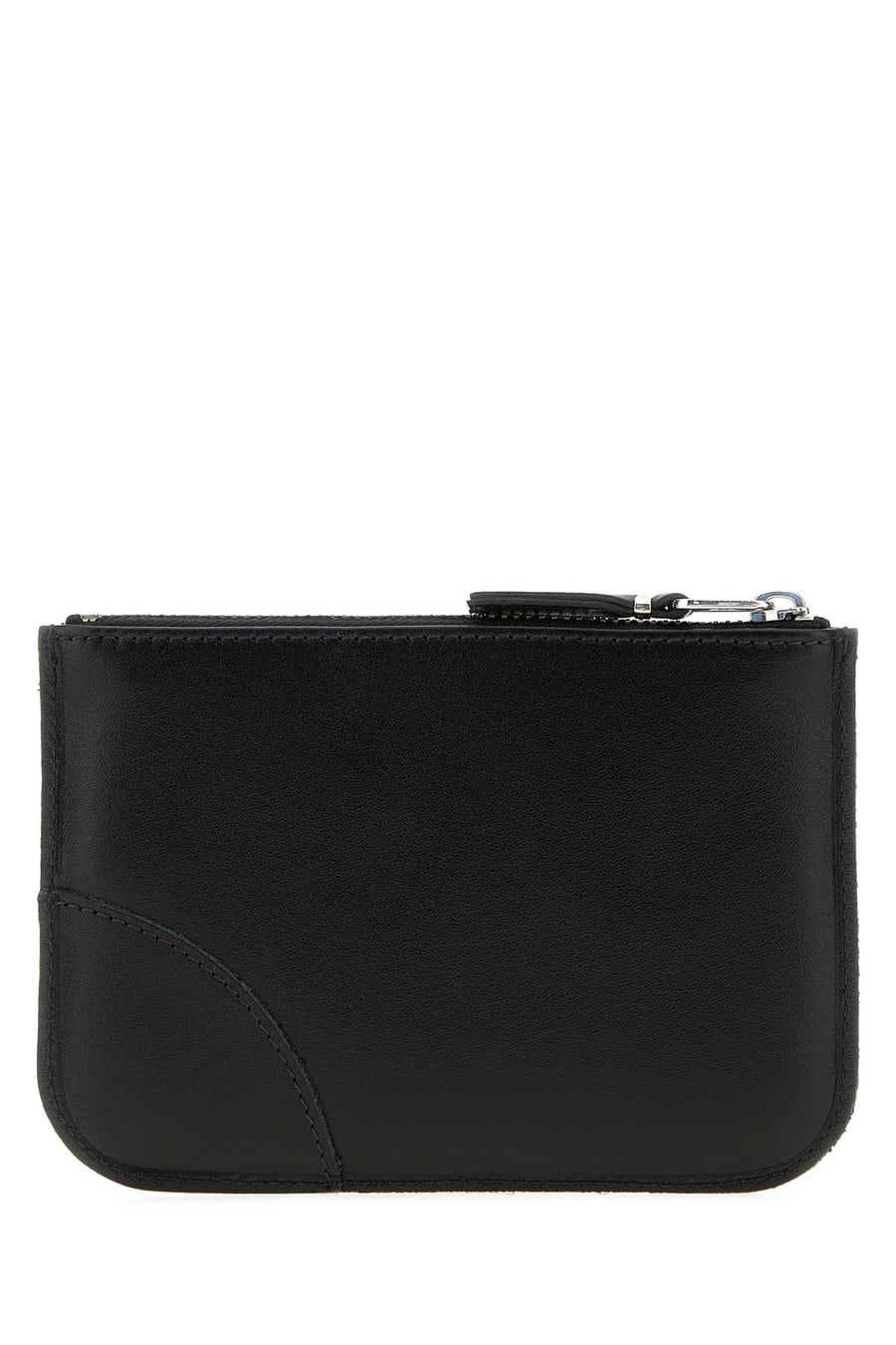 COMME DES GARCONS Porta monete in pelle nera, view 3