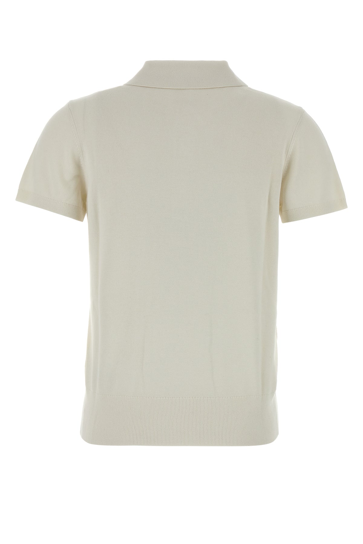 CALVIN KLEIN Polo in maglia bianca, view 2