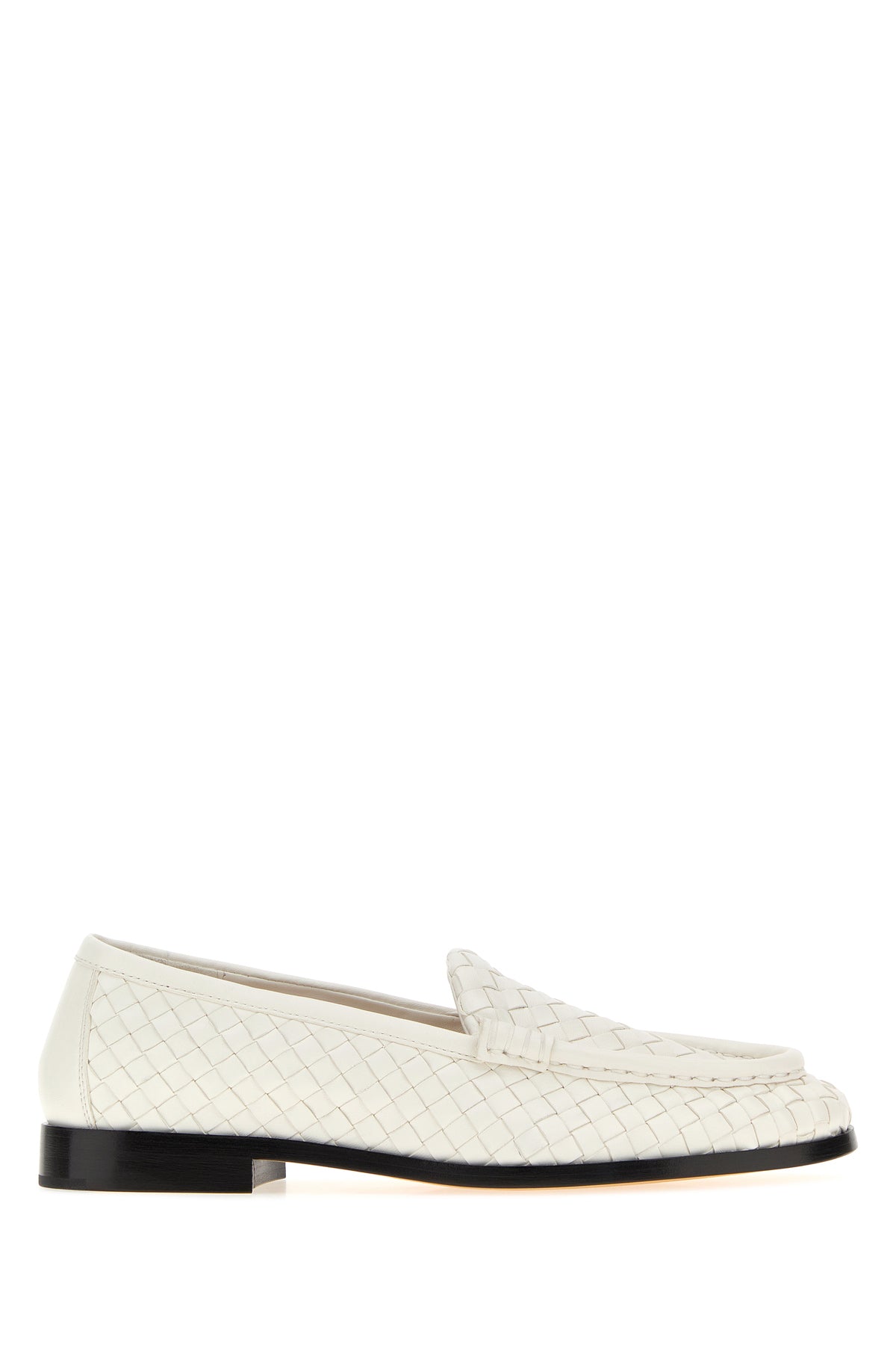 Bottega Veneta Mocassini Silenzio in pelle bianco
