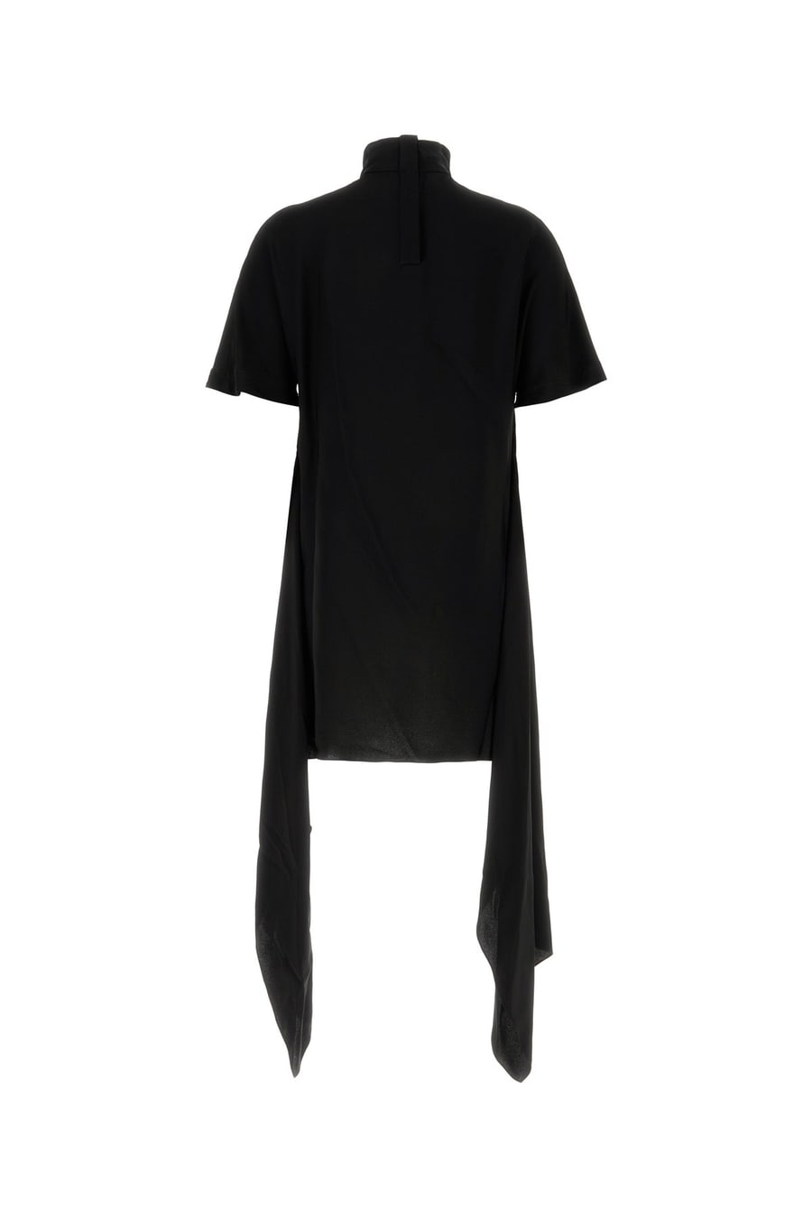 Alaïa Mini abito in jersey nero, view 2