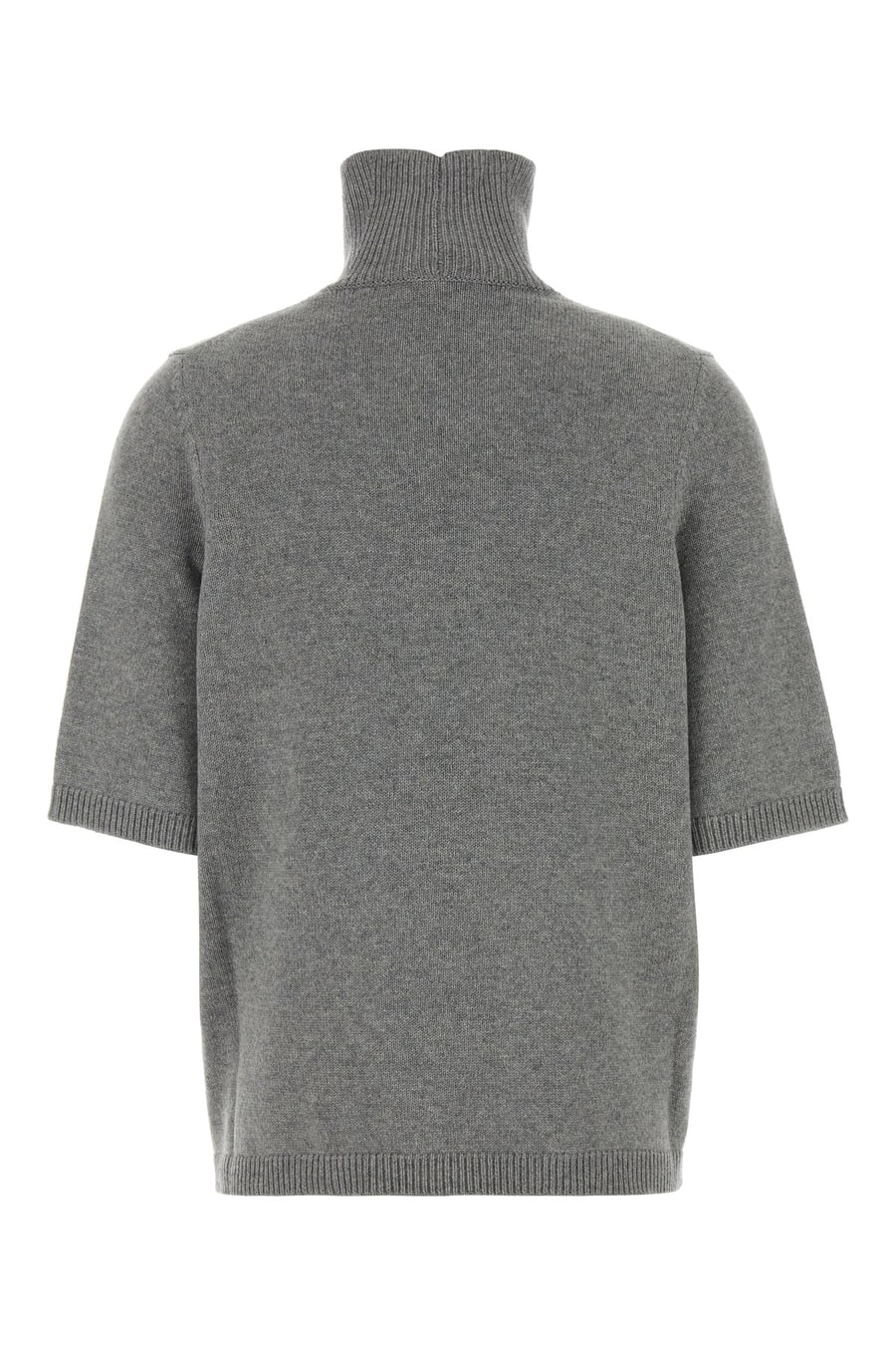Alaïa Maglione in misto cashmere stretch grigio, view 2