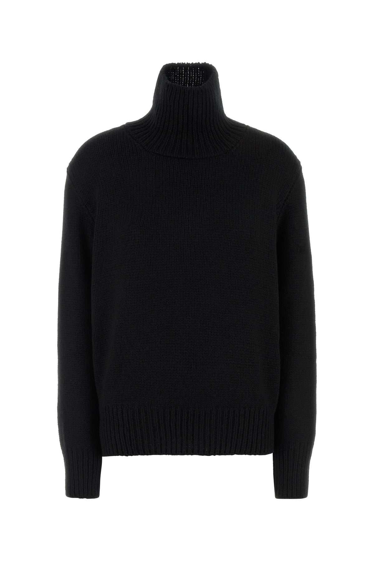 The Row Maglione Plira in misto cashmere nero