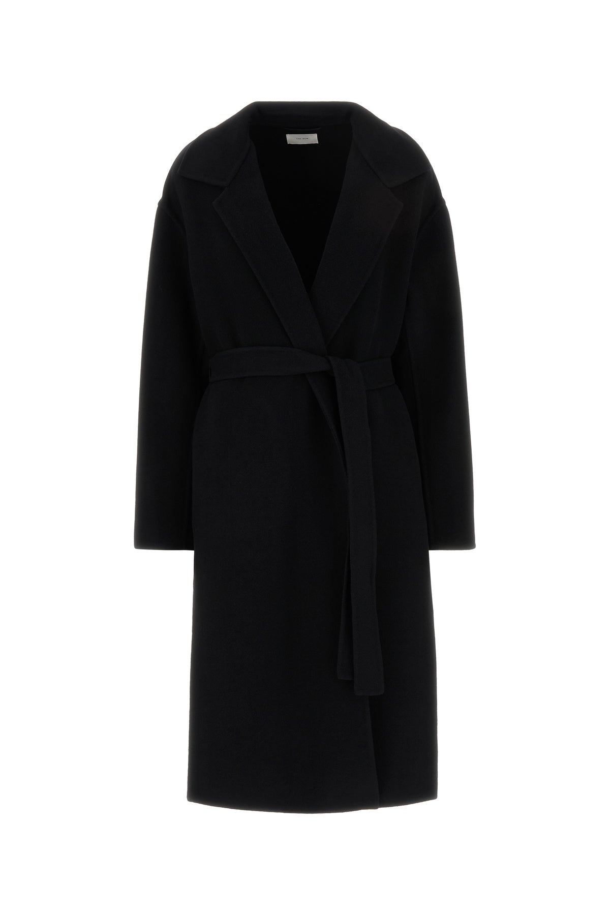 The Row Cappotto Ciara in misto lana nera