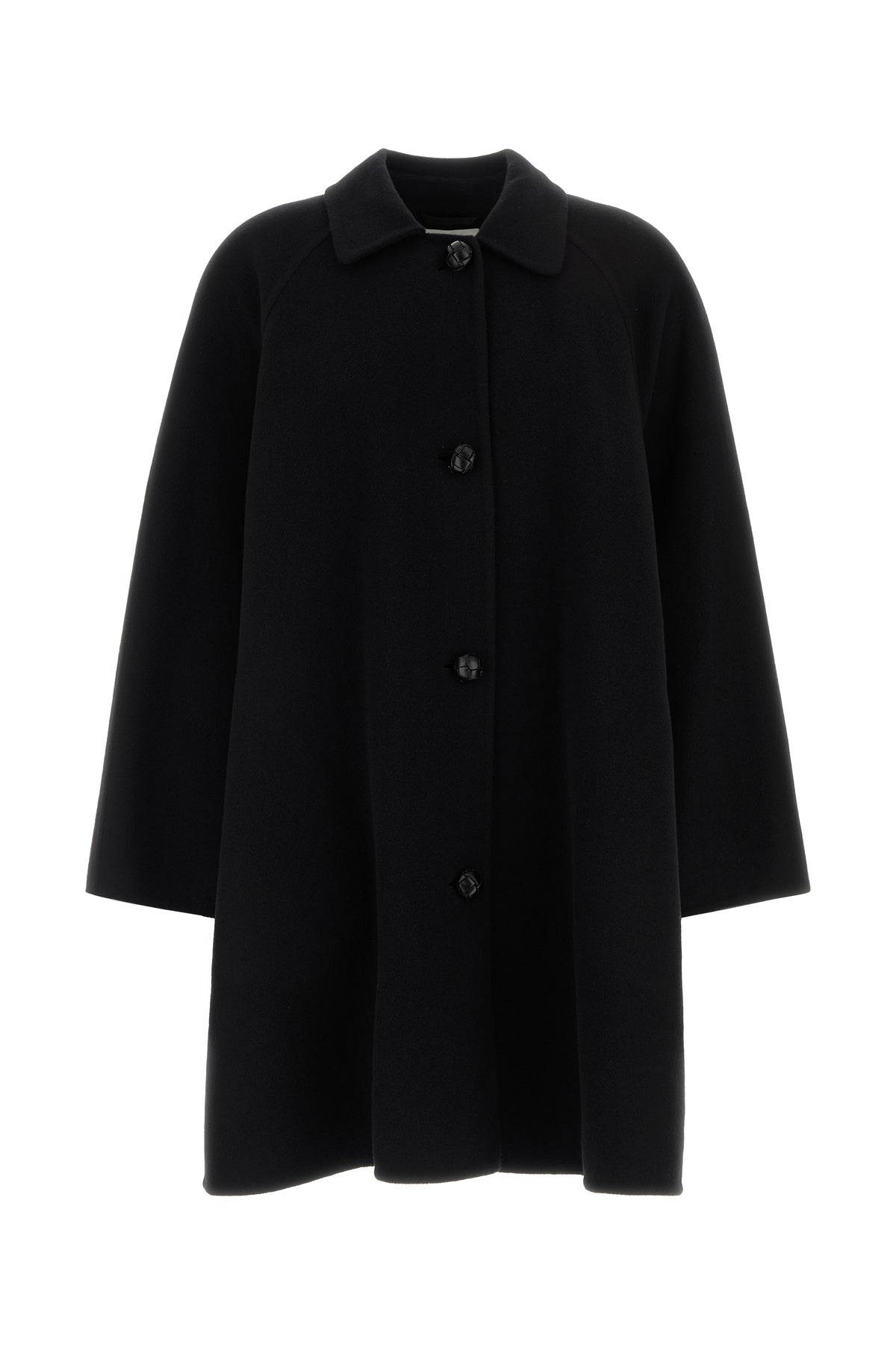 The Row Cappotto Ina in misto lana nera
