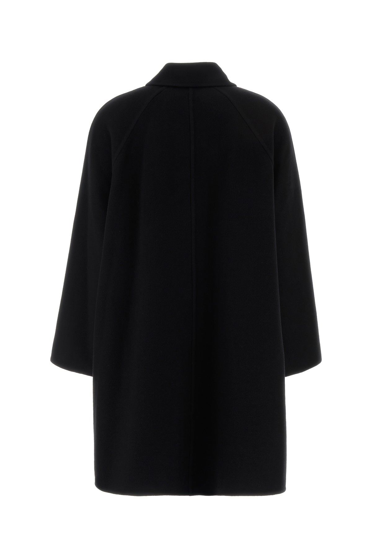 The Row Cappotto Ina in misto lana nera, view 2