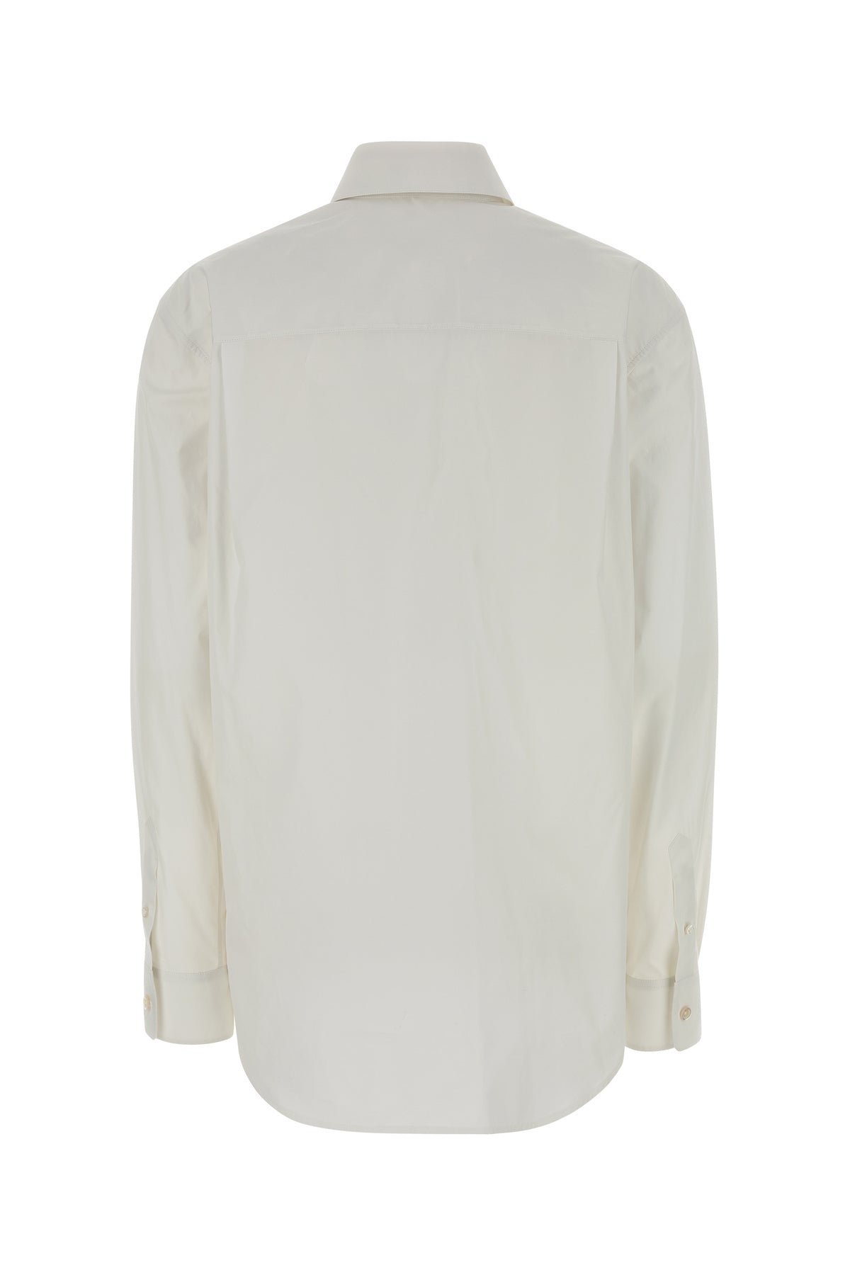 The Row Camicia Gavina in popeline bianco, view 2