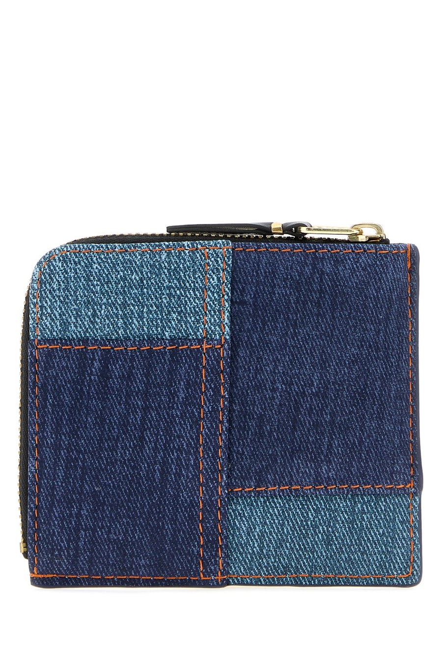 COMME DES GARCONS Porta monete in denim bicolor, view 3