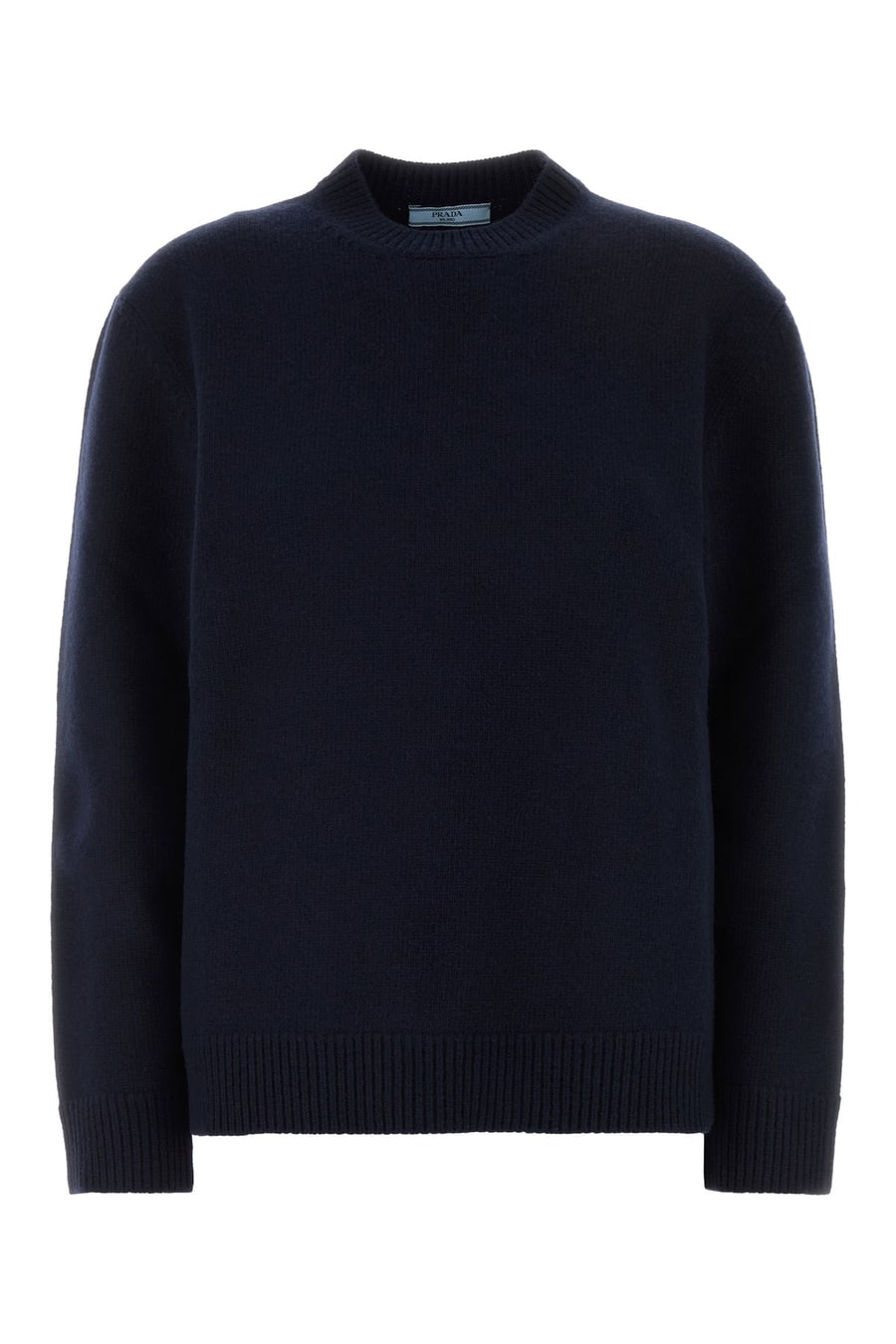 Prada Maglione in lana blu navy