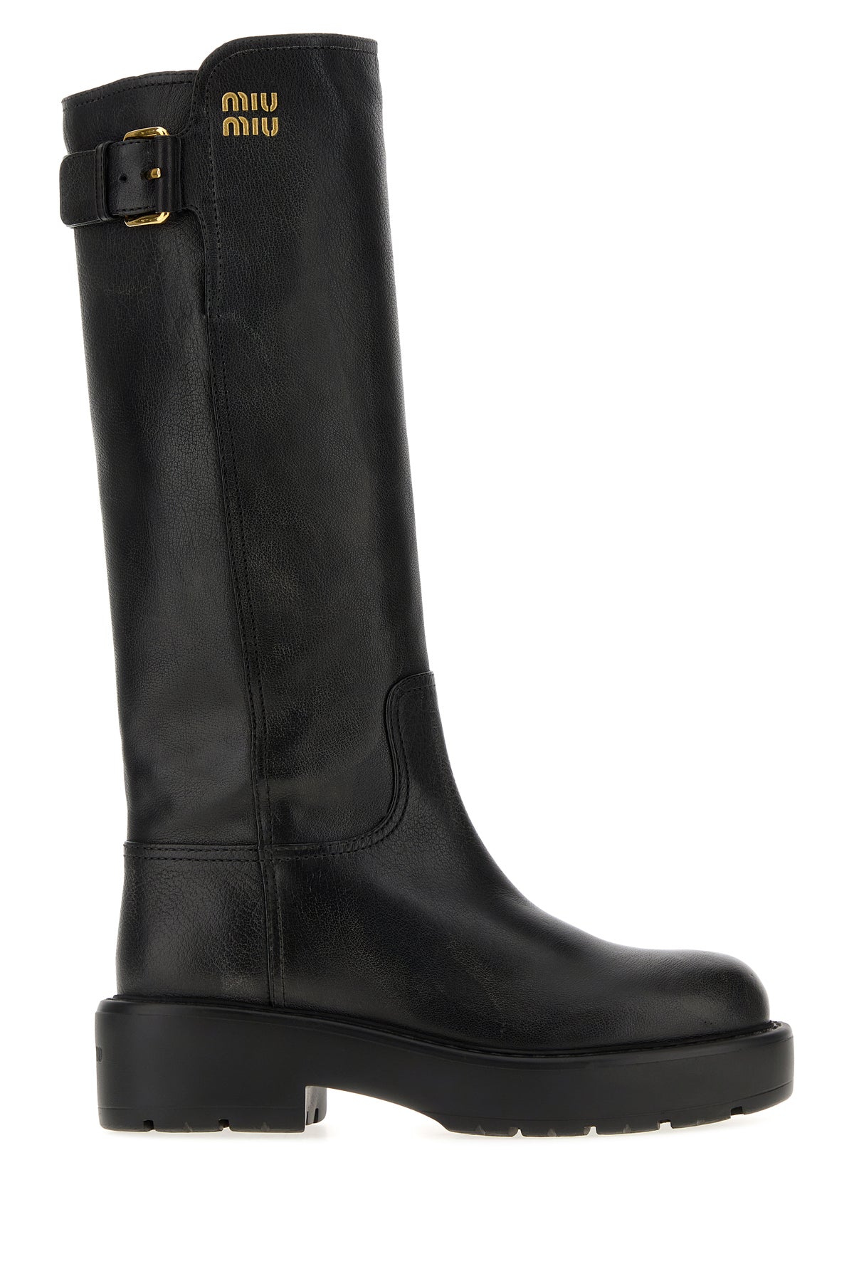 Miu Miu Stivali in pelle nera