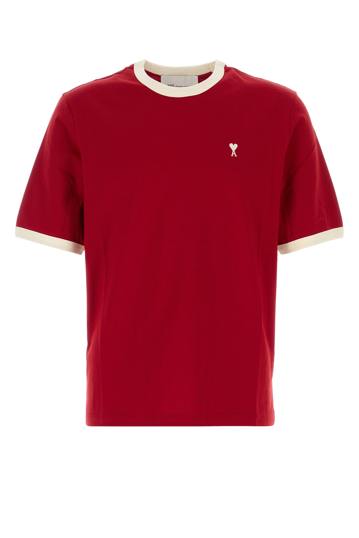 AMI T-shirt in cotone rossa