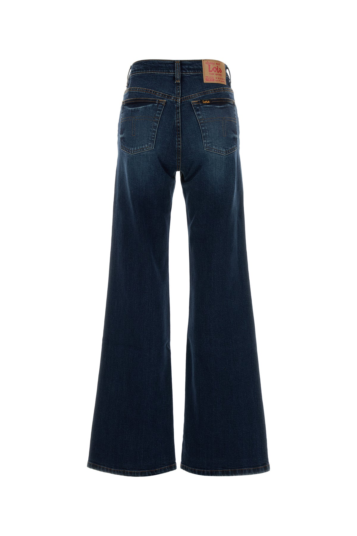 LOIS Pantalone dalla gamba ampia Lindsay in denim stretch, view 2