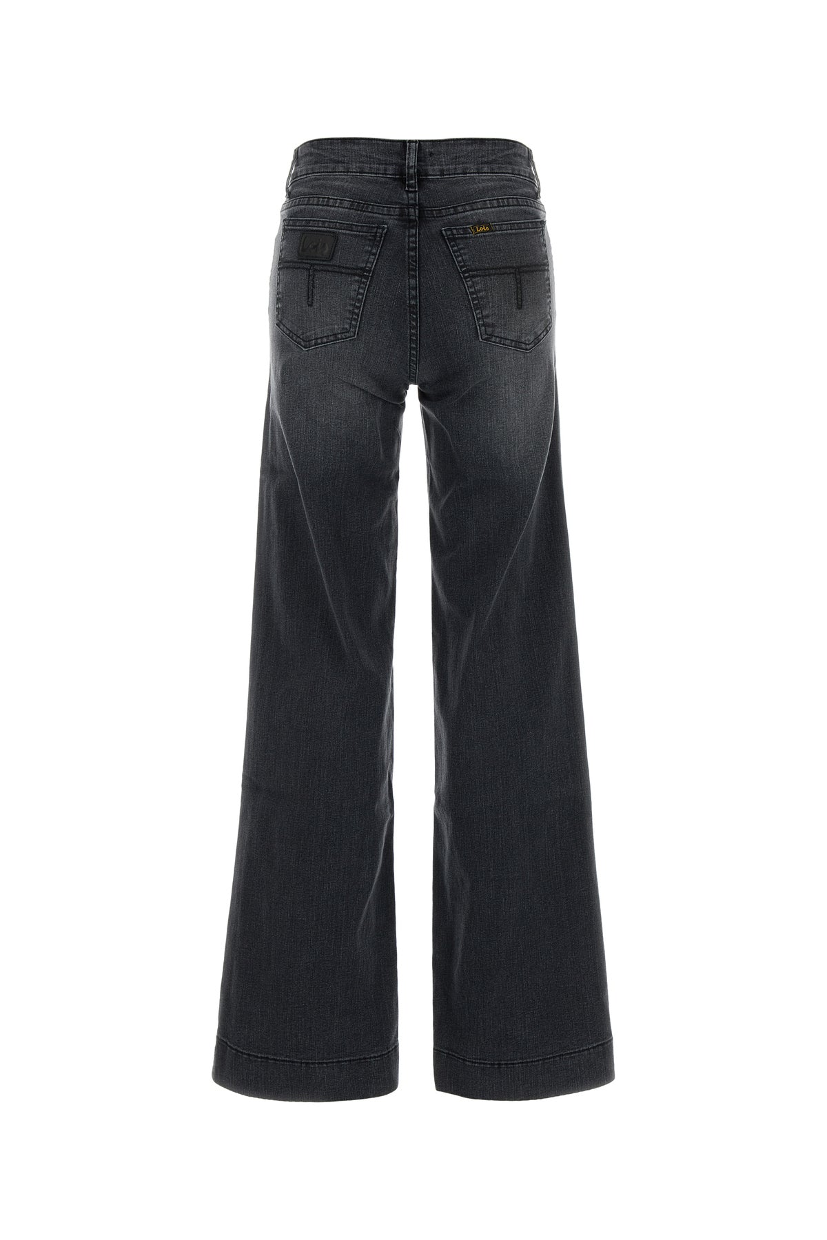 LOIS Jeans dalla gamba ampia Lorna in denim stretch ardesia, view 2