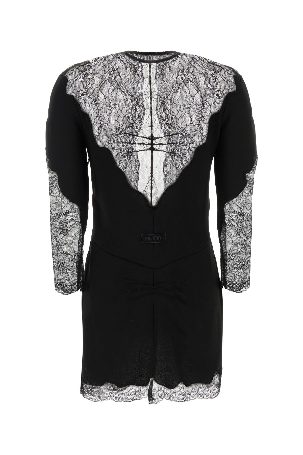 The Attico Abito in crepe nero, view 2