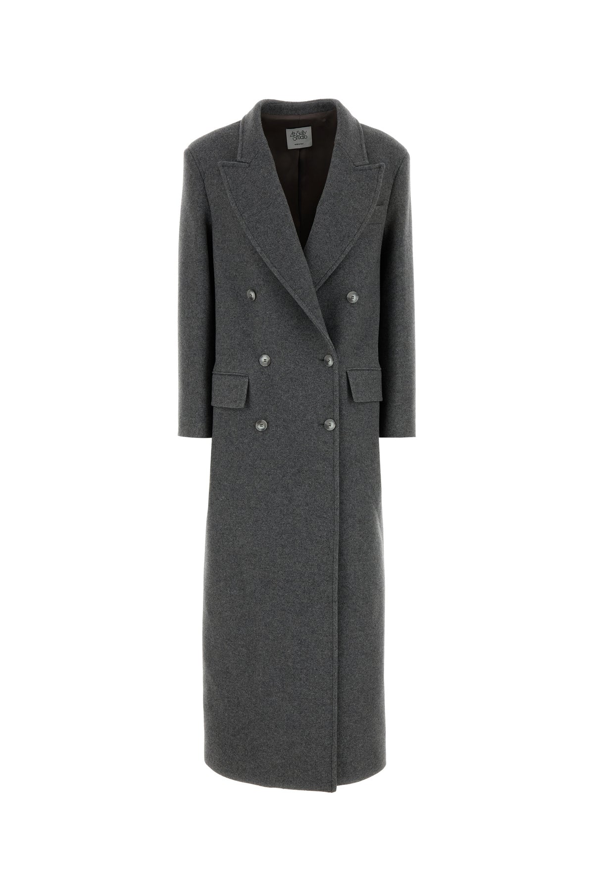 LE SULLY STUDIO Cappotto in lana grigia