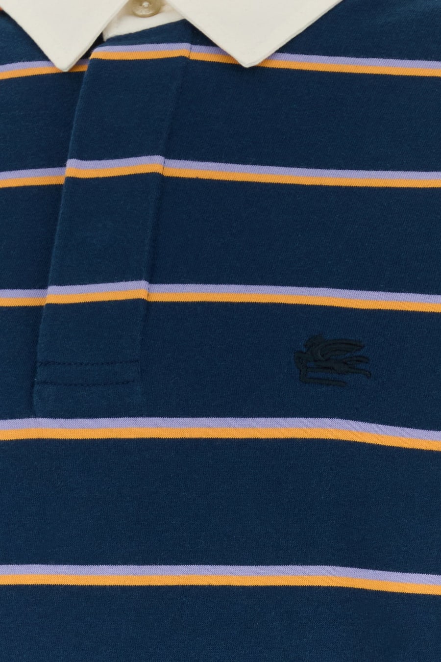 Etro Polo in cotone ricamato, view 3