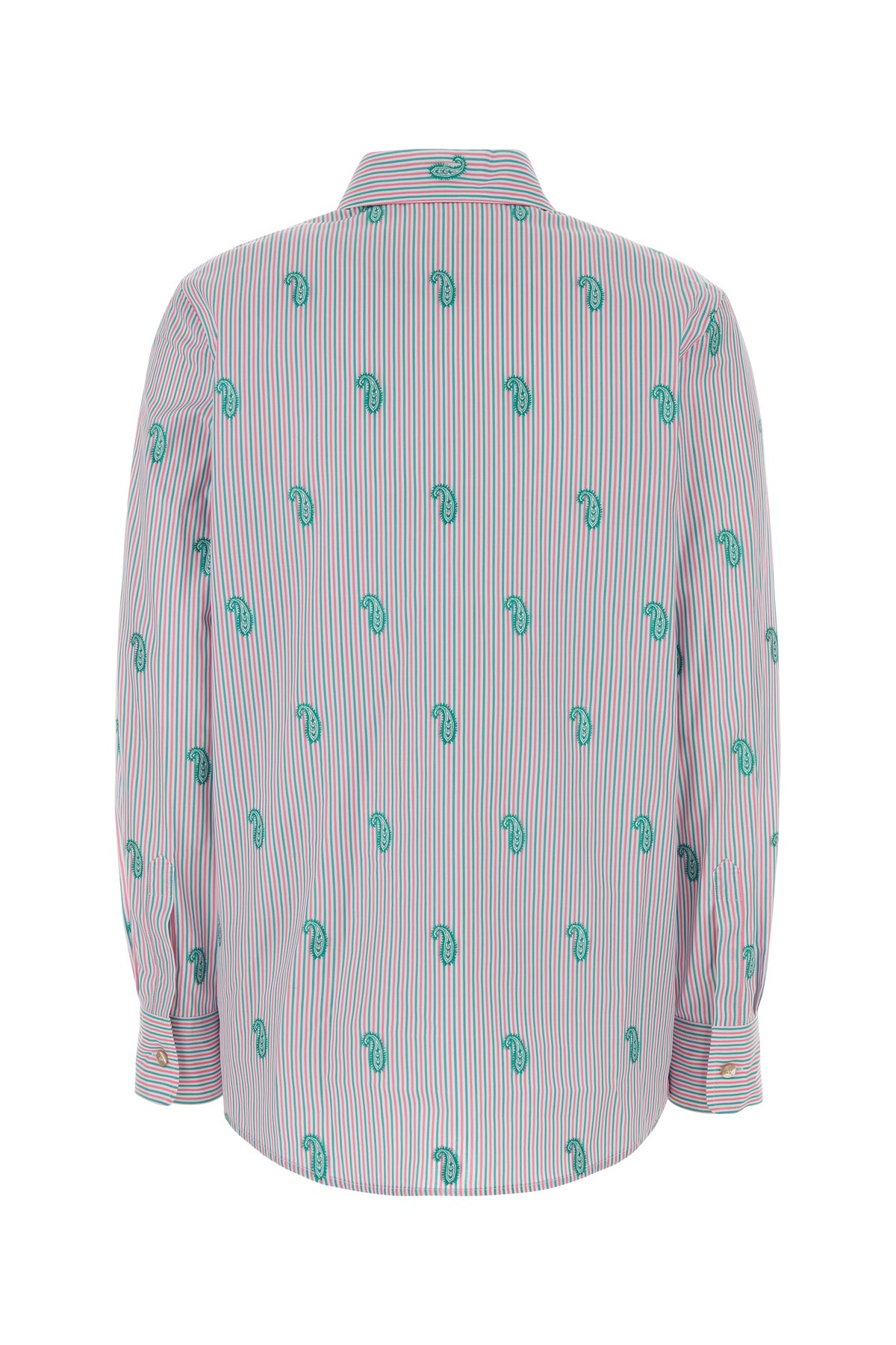 Etro Camicia in popeline ricamato, view 2