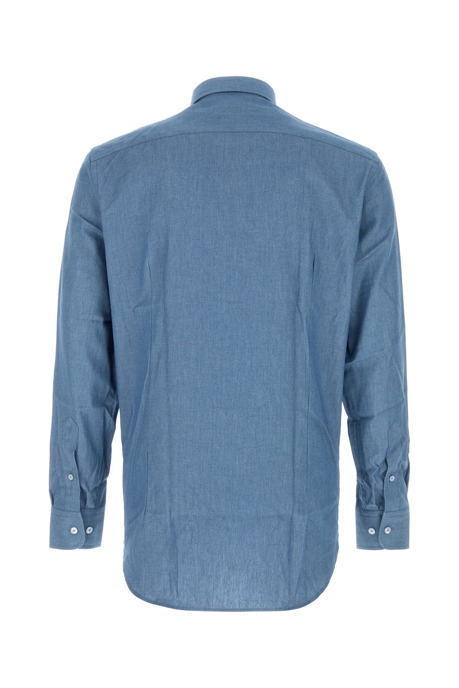 Etro Camicia in chambray avio, view 2