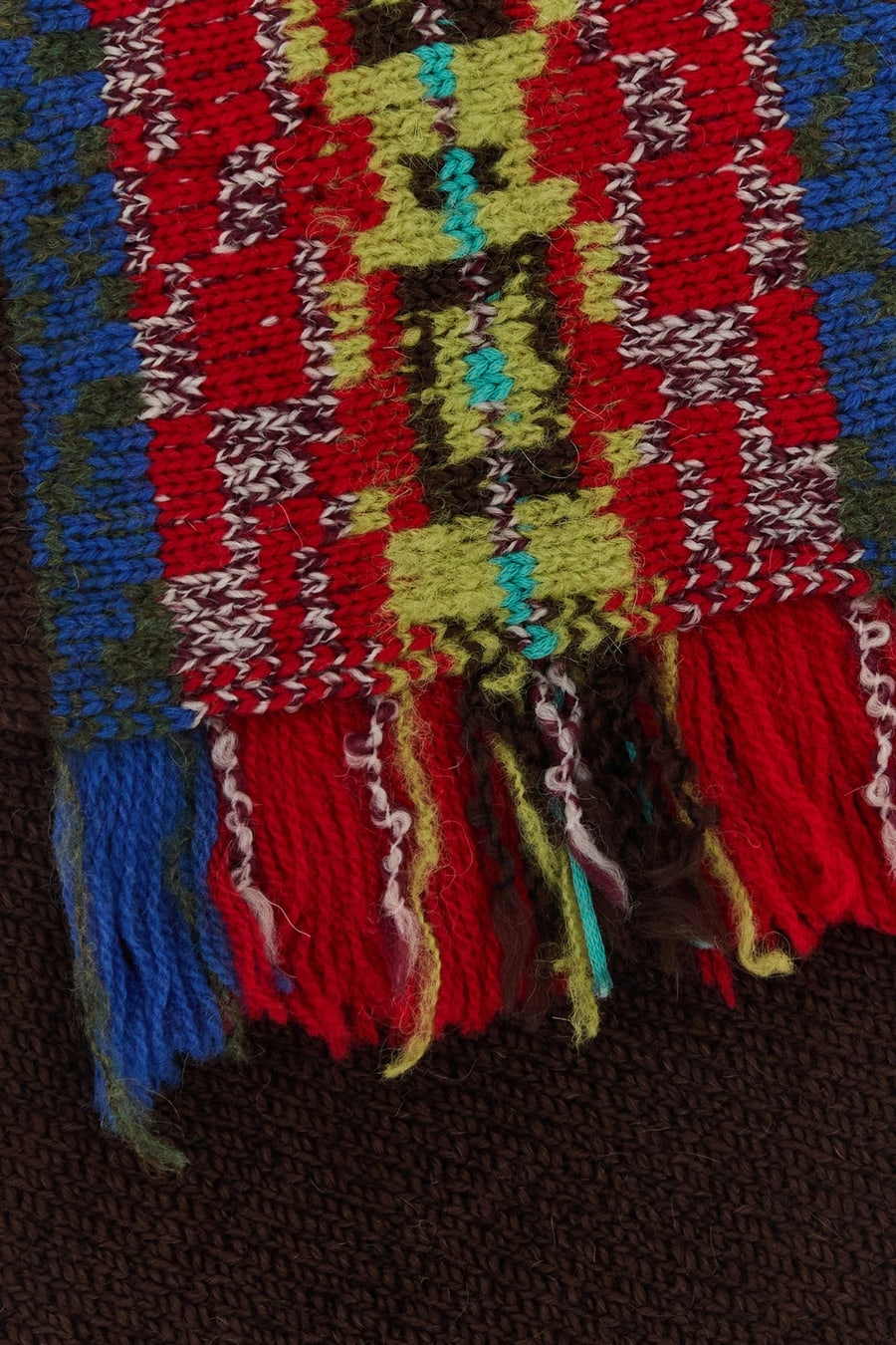 Dries Van Noten Sciarpa Marka in misto lana ricamata, view 3