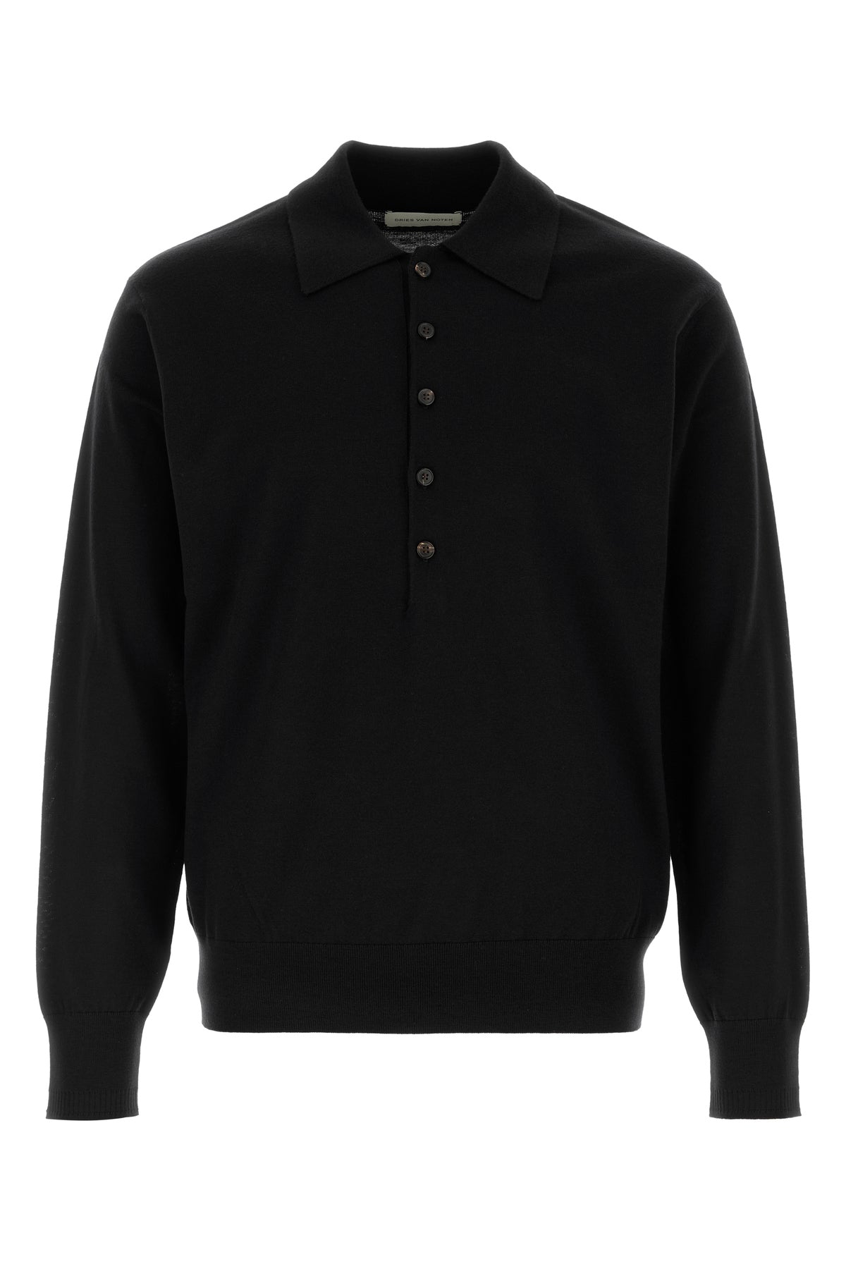 Dries Van Noten Maglione Muano in lana nera
