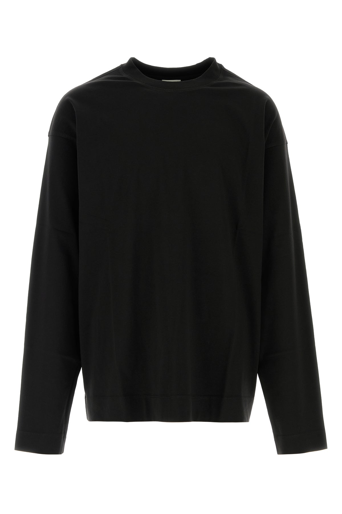 Dries Van Noten T-shirt Hegland oversize in cotone nero