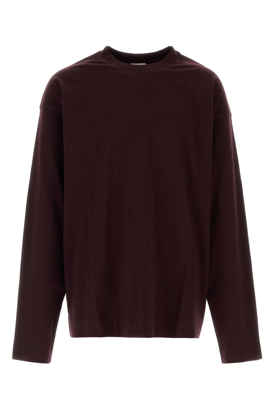 Dries Van Noten T-shirt Hegland oversize in cotone vinaccia