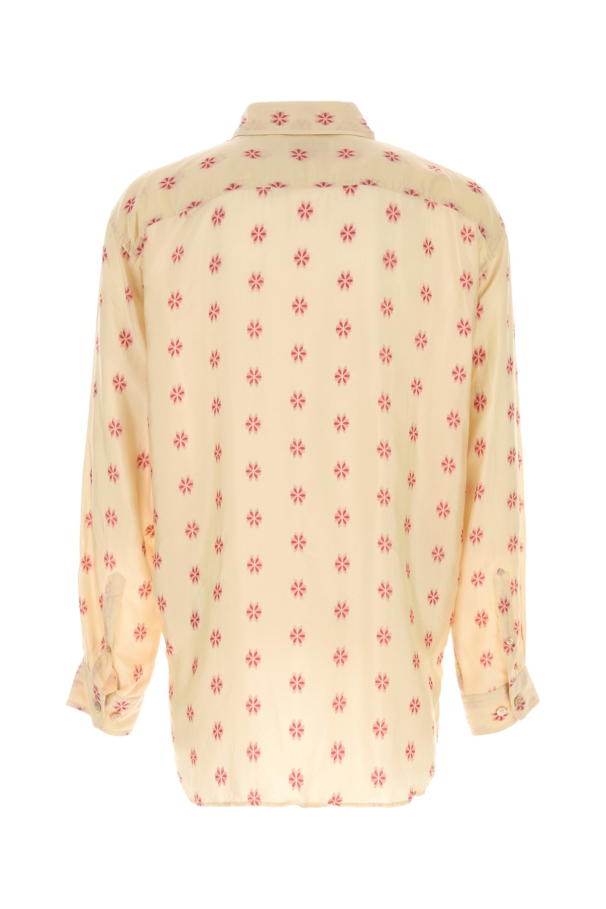 Dries Van Noten Camicia Croom in cupro stampato, view 2