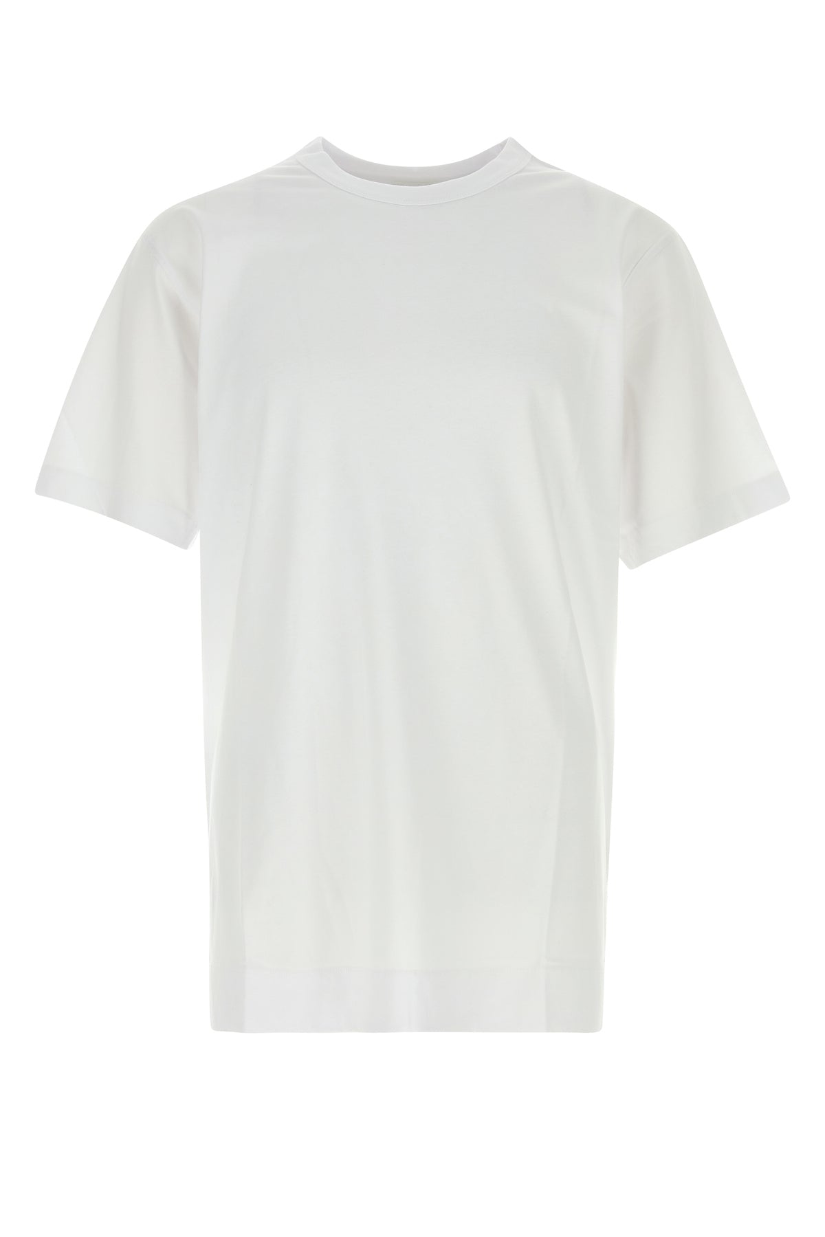 Dries Van Noten T-shirt Heer oversize in cotone bianco