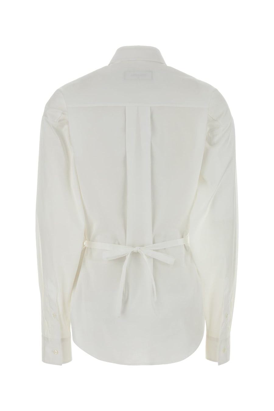 Dsquared2 Camicia in popeline stretch bianco, view 2