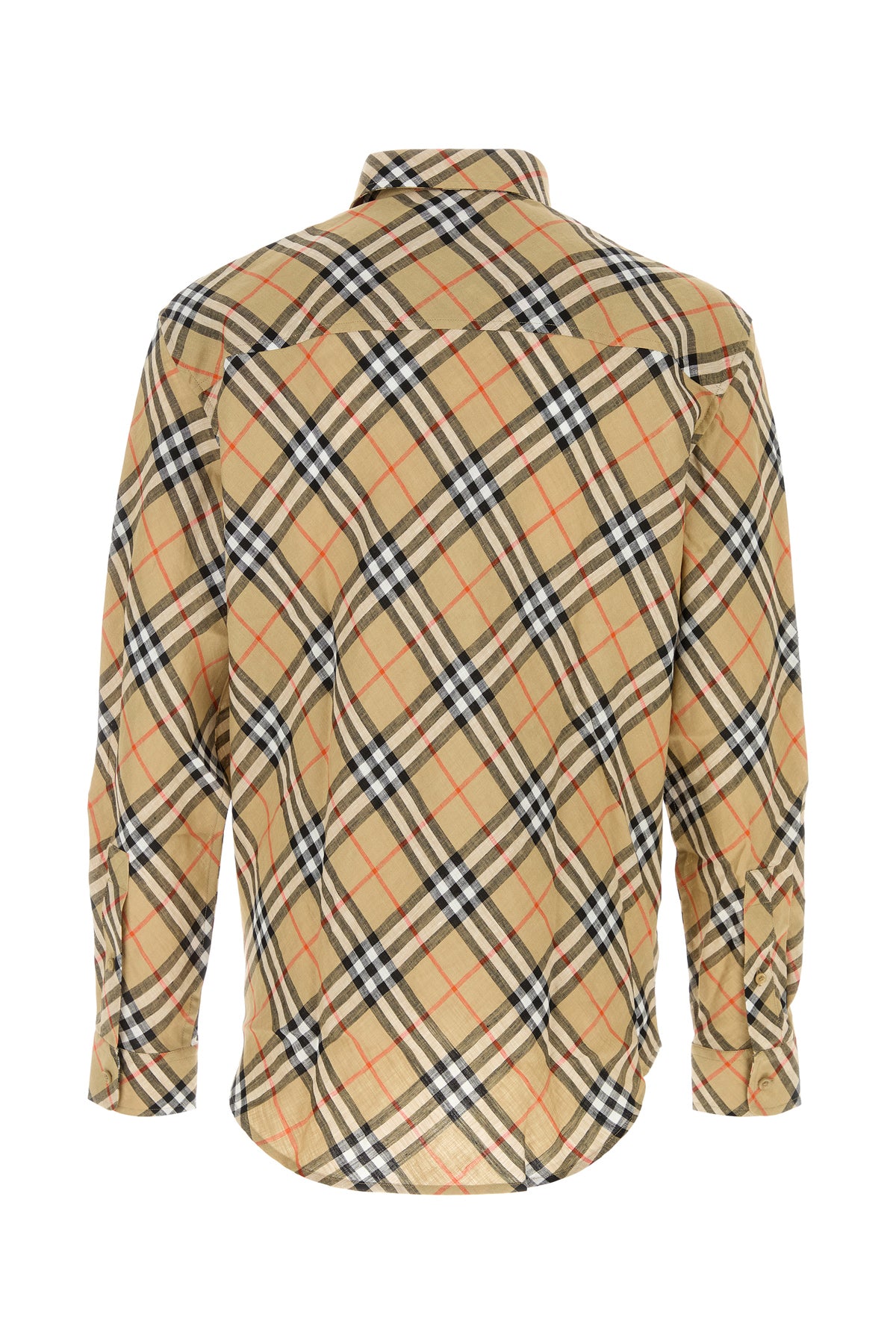 Burberry Camicia in lino ricamato, view 2