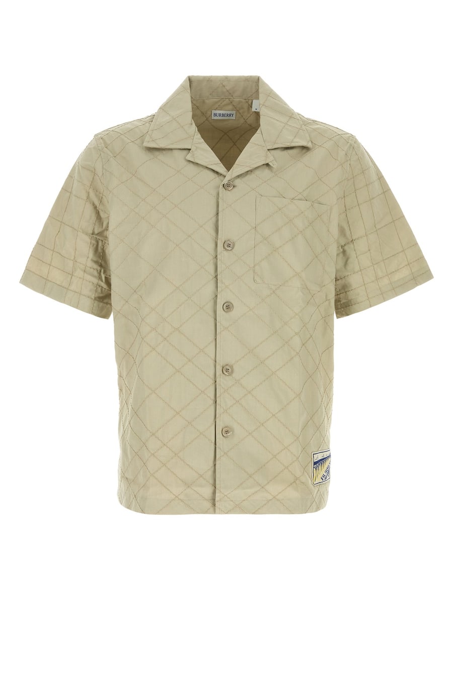 Burberry Camicia in cotone kaki
