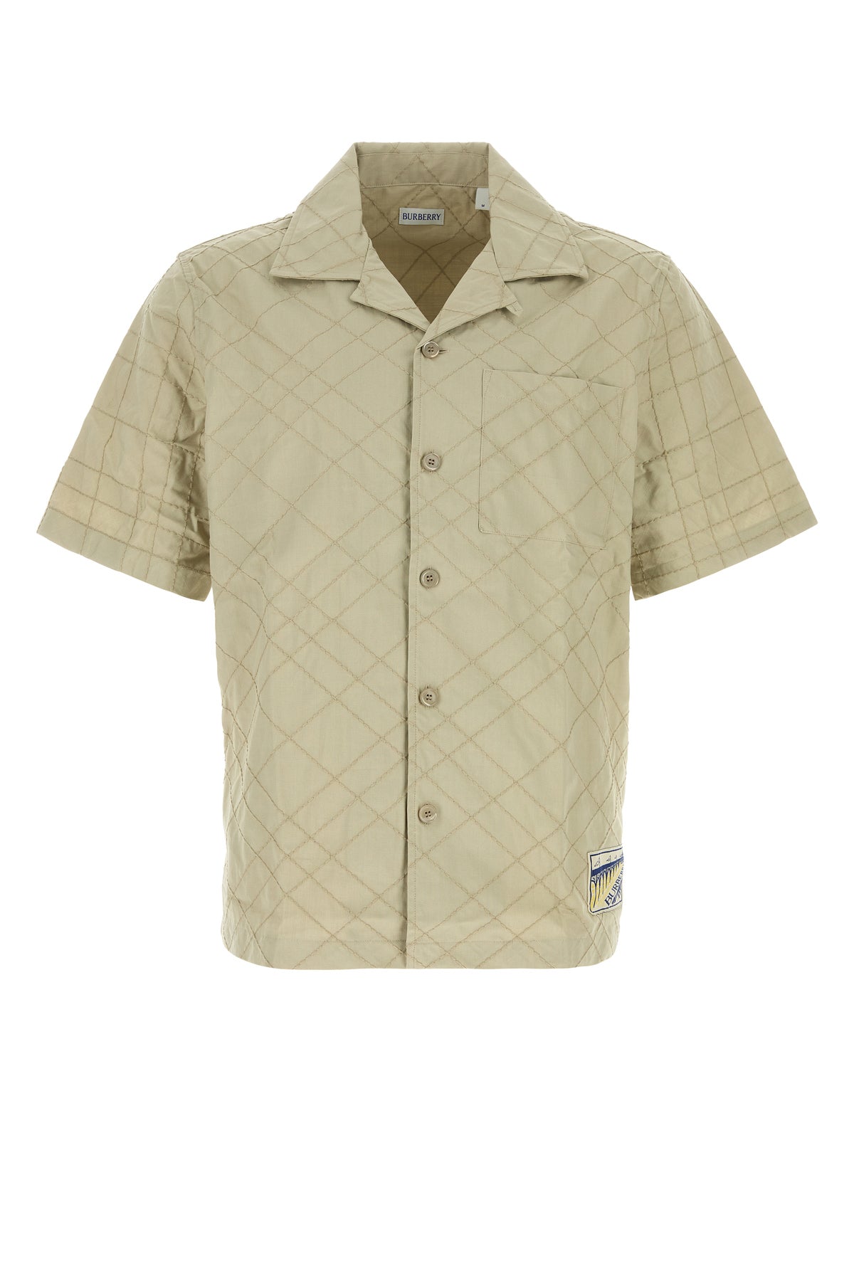 Burberry Camicia in cotone kaki