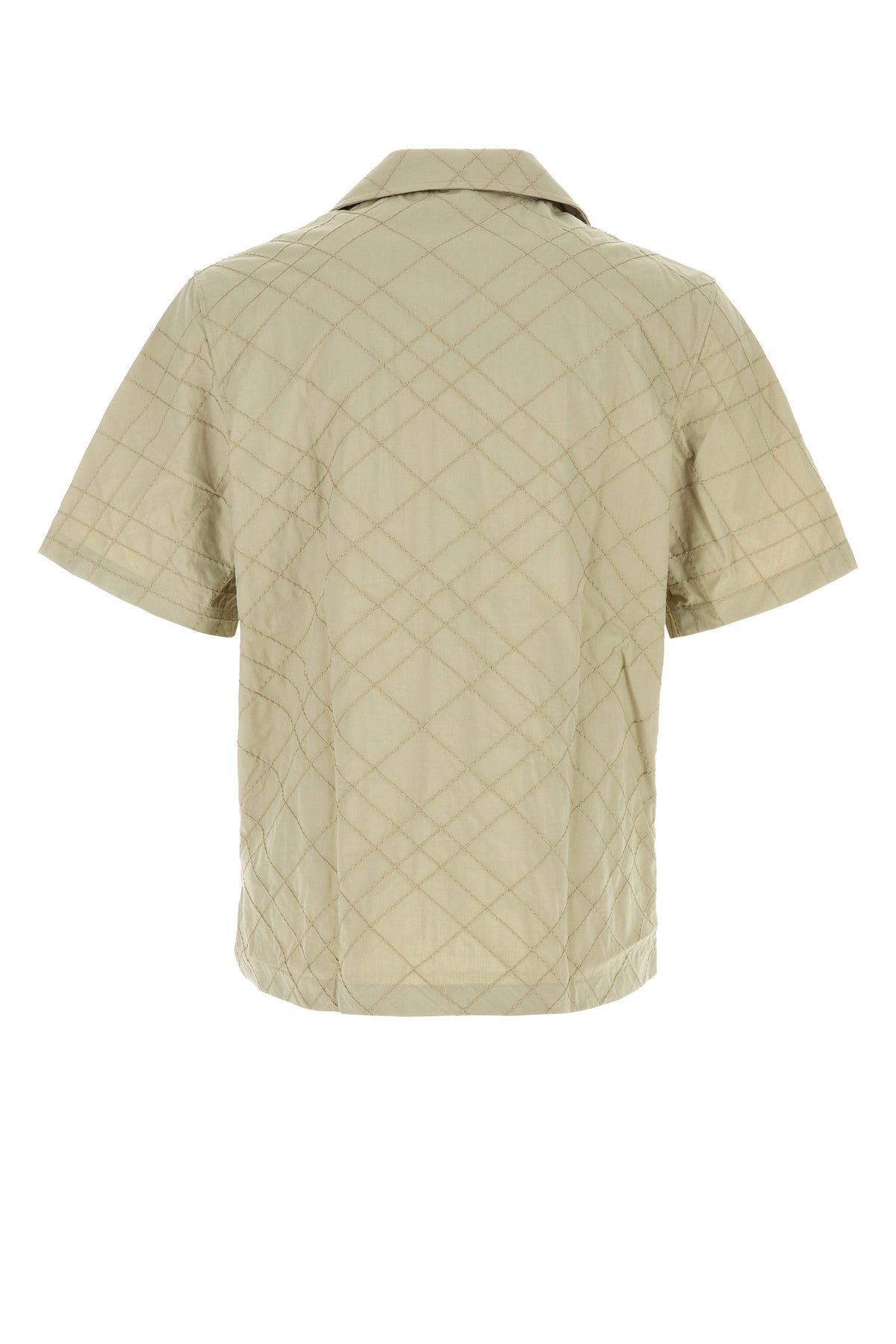 Burberry Camicia in cotone kaki, view 2