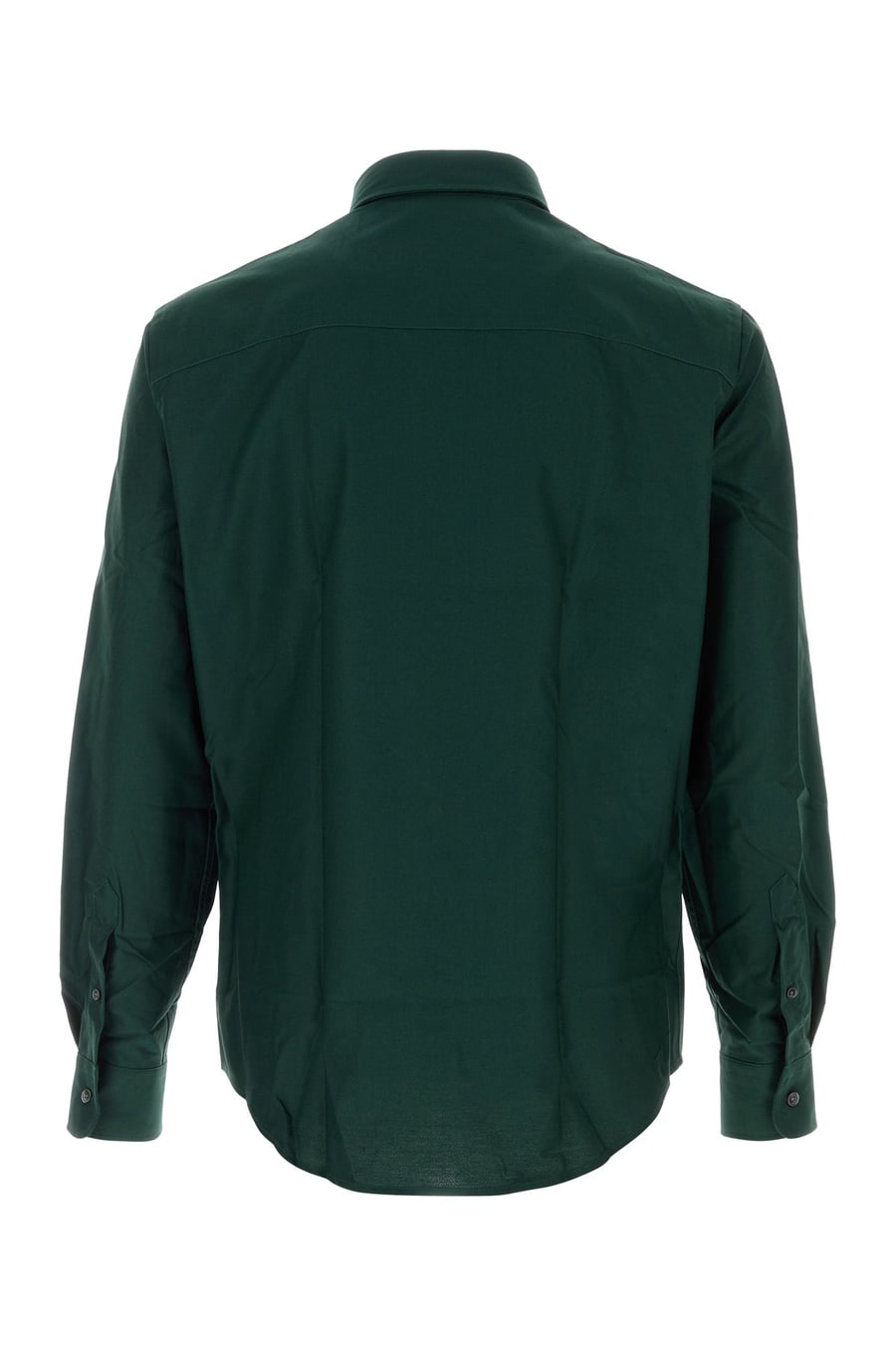 AMI Camicia in oxford verde bottiglia, view 2