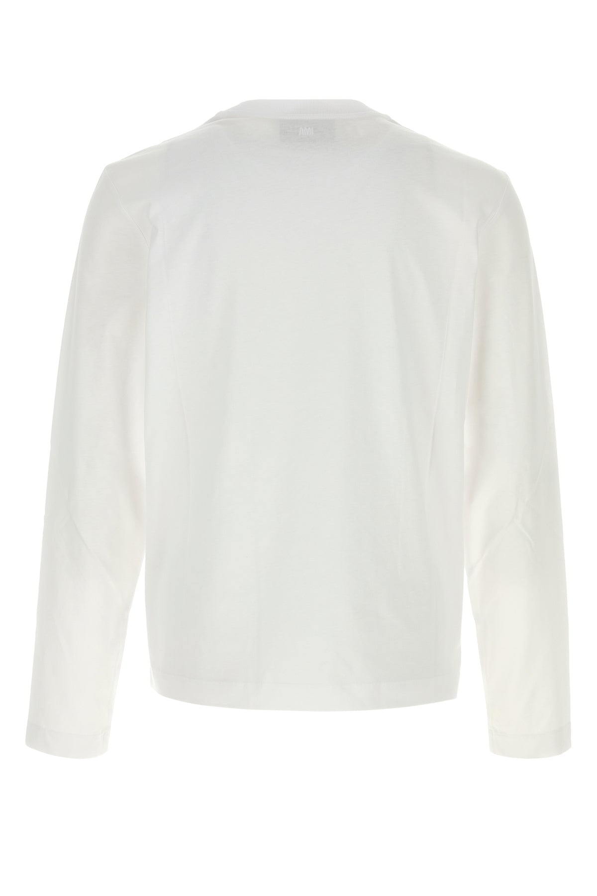 AMI T-shirt in cotone bianco, view 2