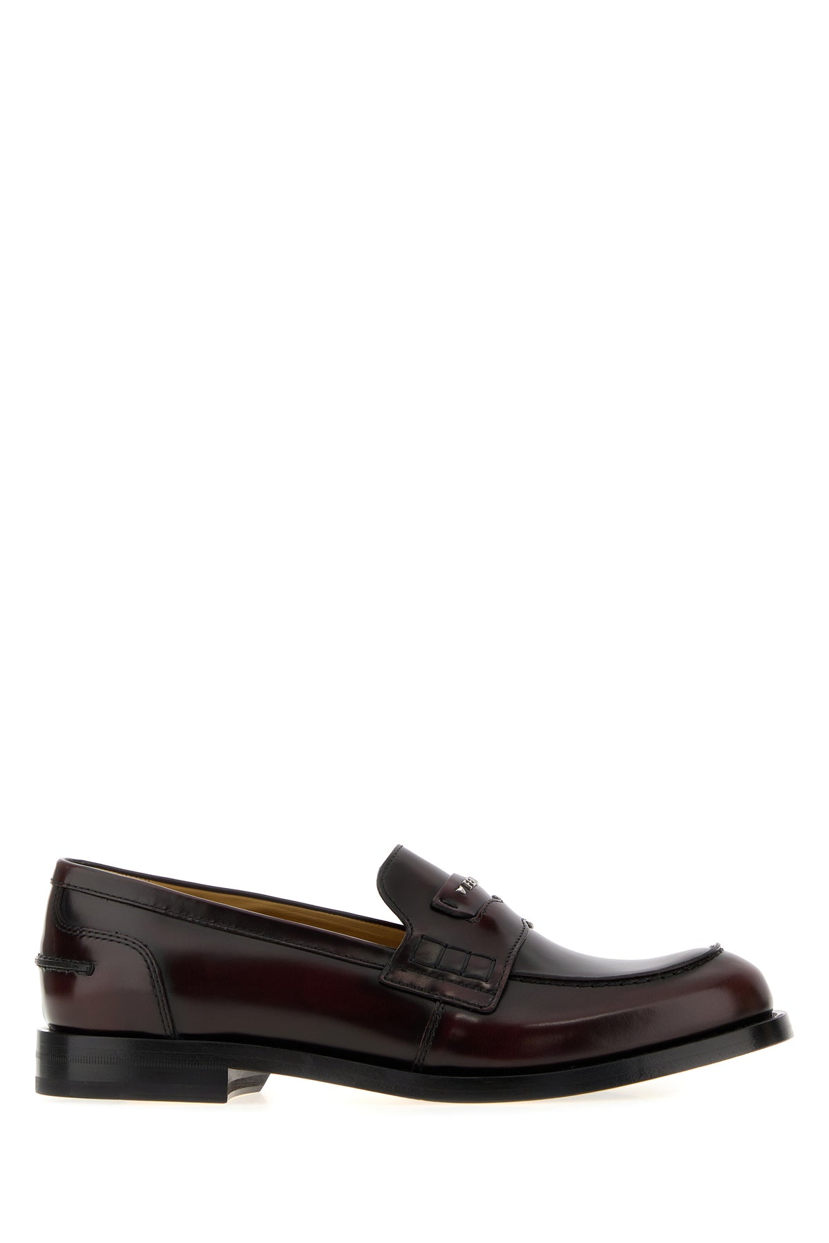 Fendi Mocassini Fendi Ateneo in pelle bordeaux