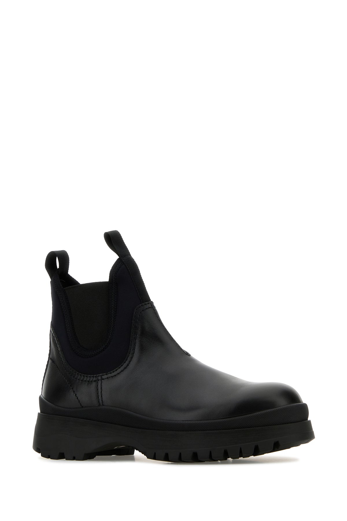 Prada Stivaletti in pelle nera, view 2